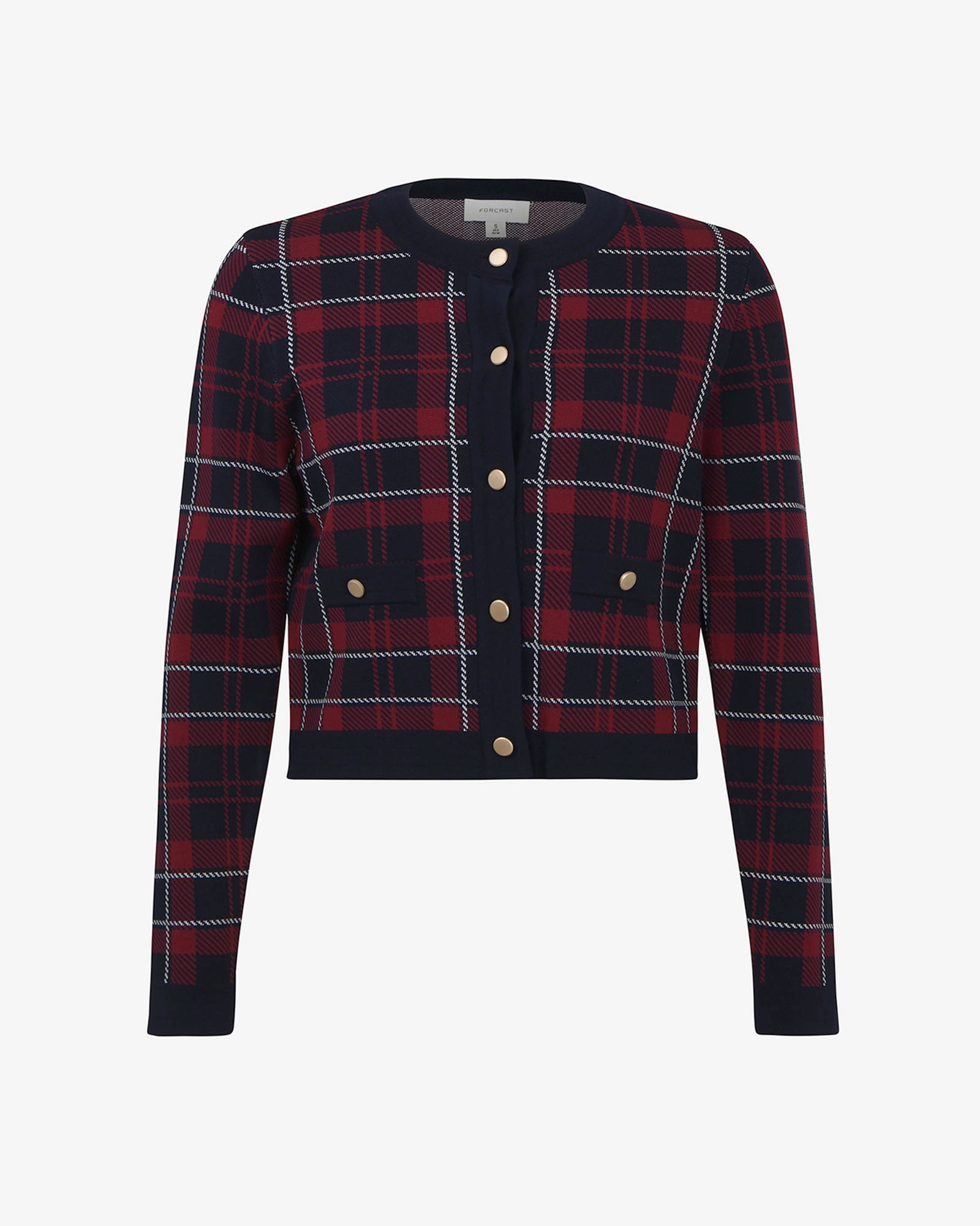 Siane Check Knit Cardigan
