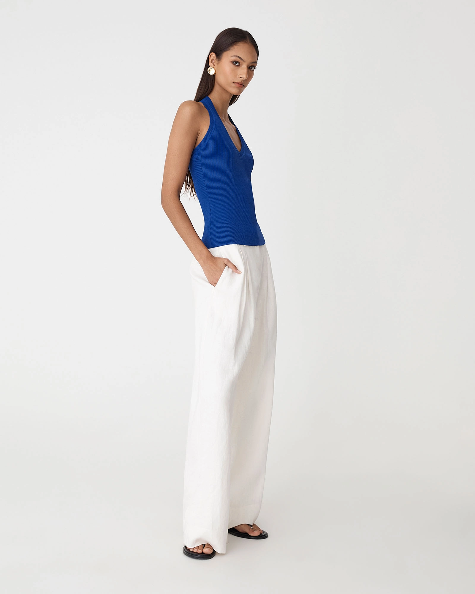 Chantell Halter Knit Top 