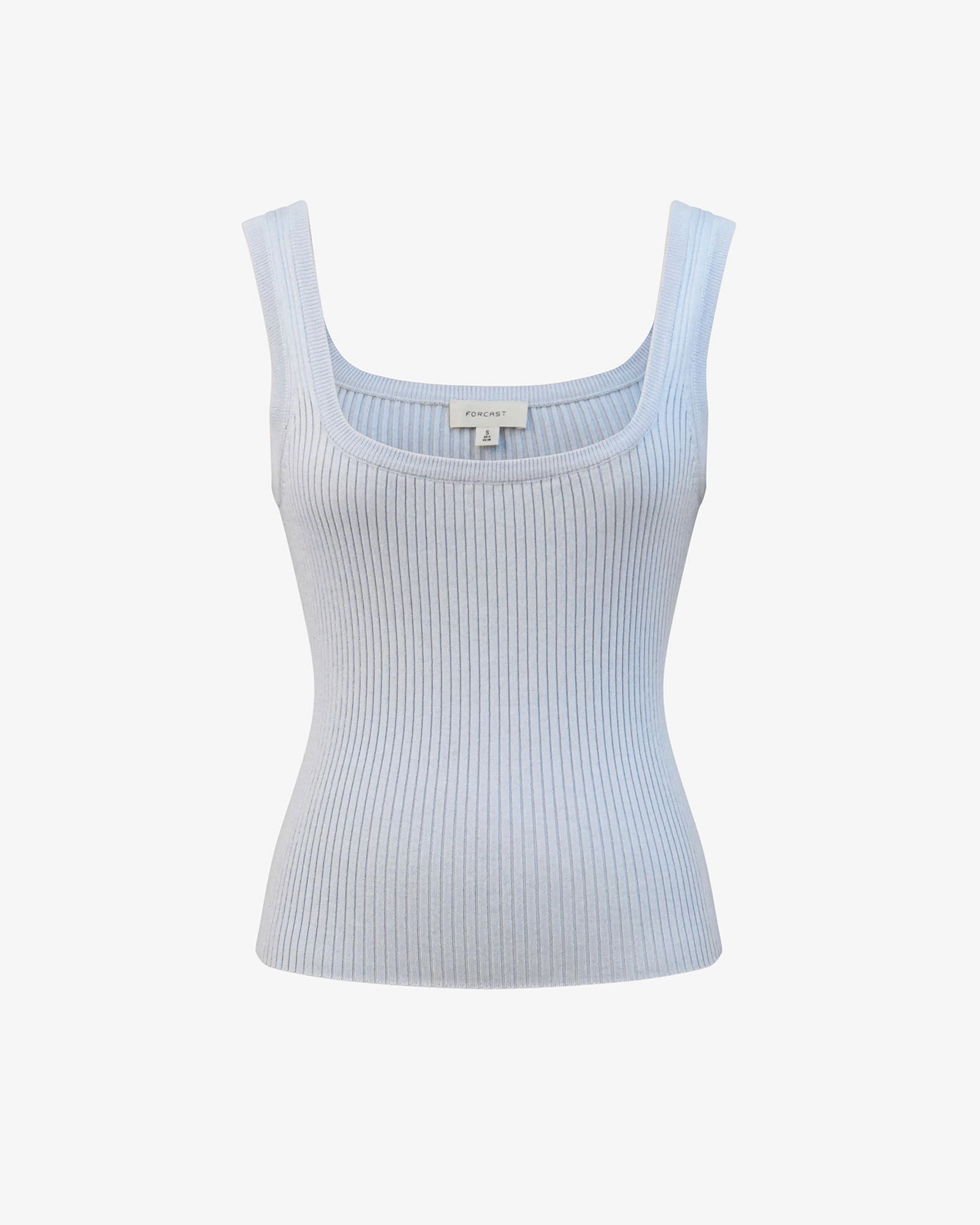 Ella Square Neck Rib Knit 