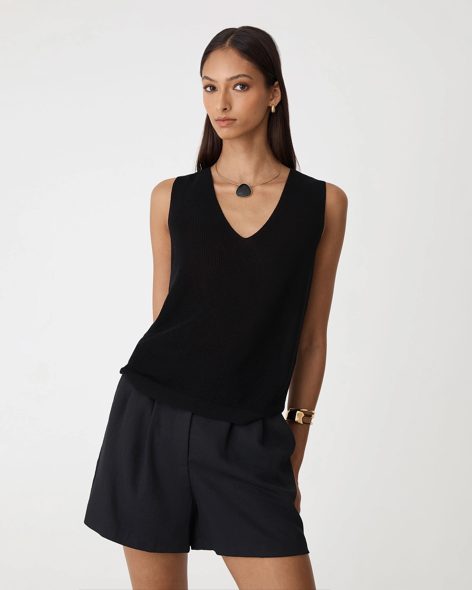 Jillian Lyocell Blend Tank