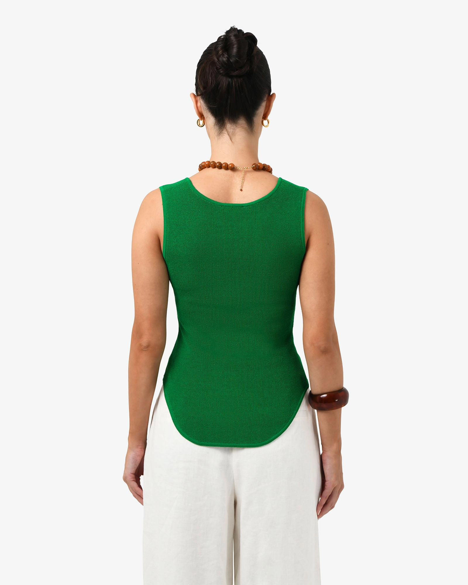 Noemi Split Neck Tank