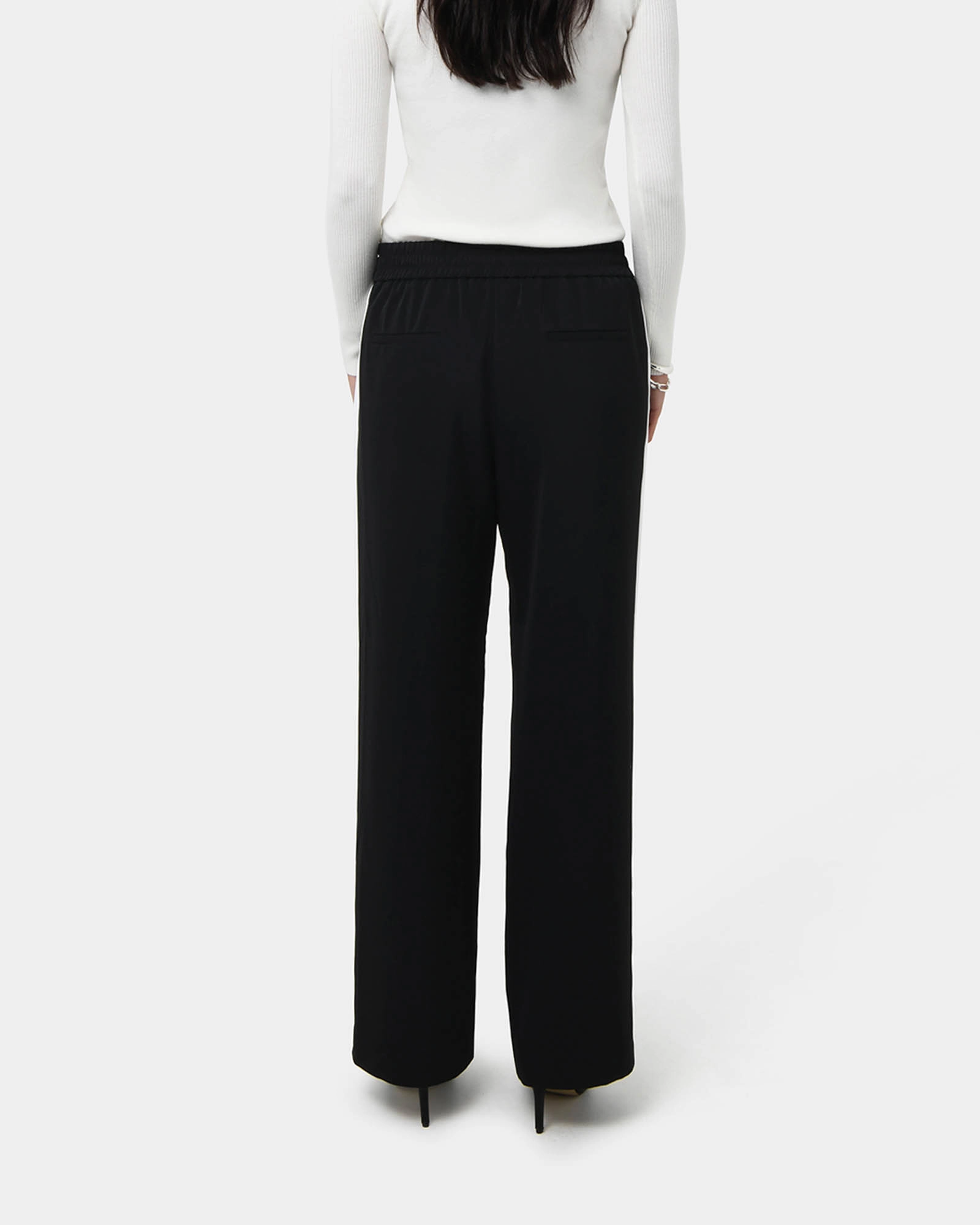 Alla Contrast Elastic Pants
