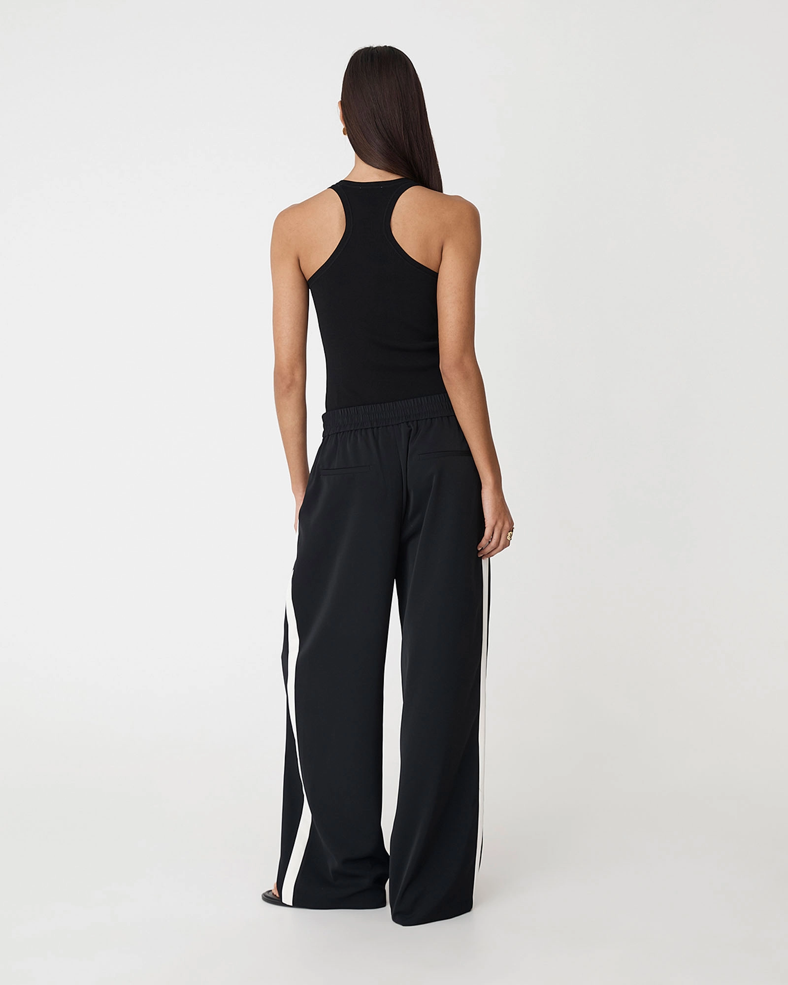 Alla Contrast Elastic Pants