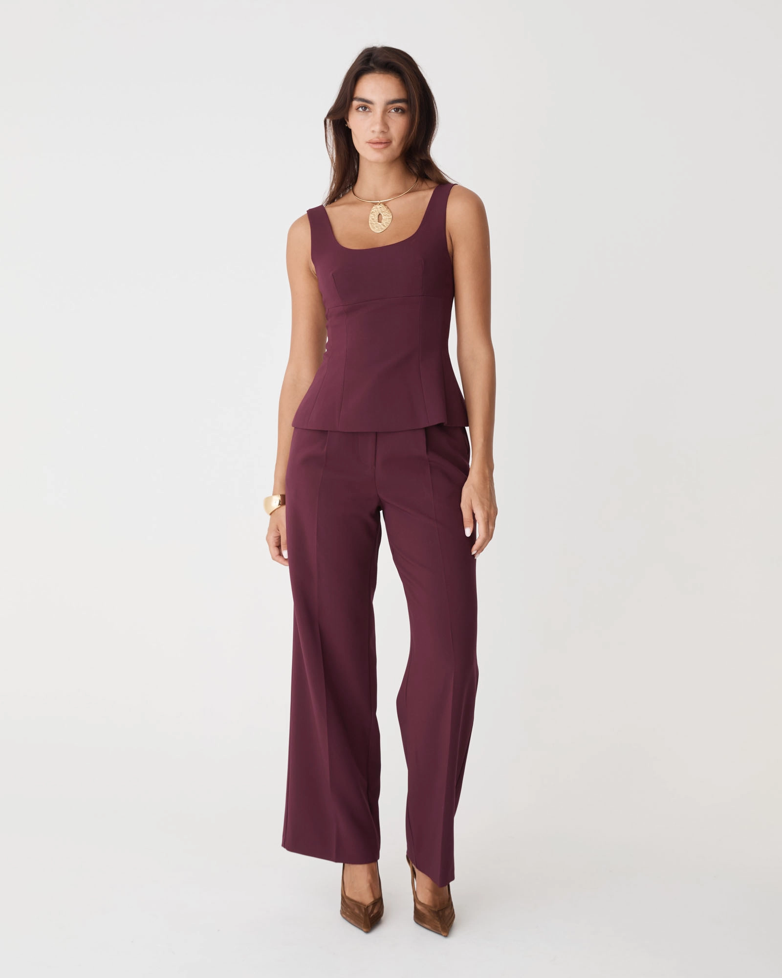 Nikki Long Collared Vest