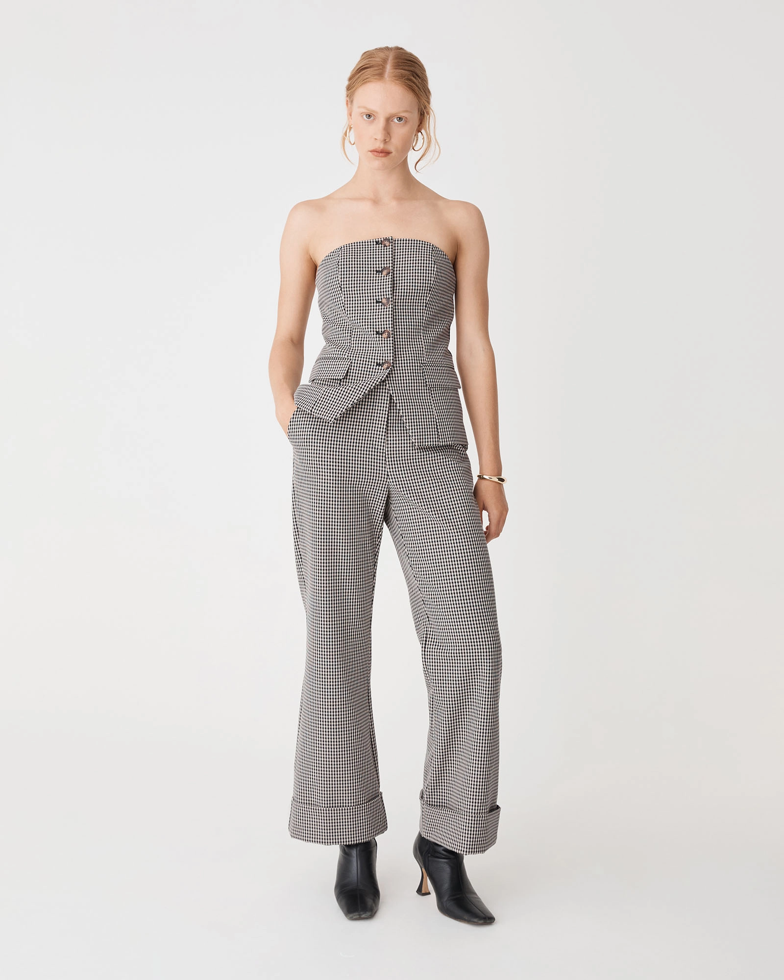 Flynn Wide Leg Cuff Pants