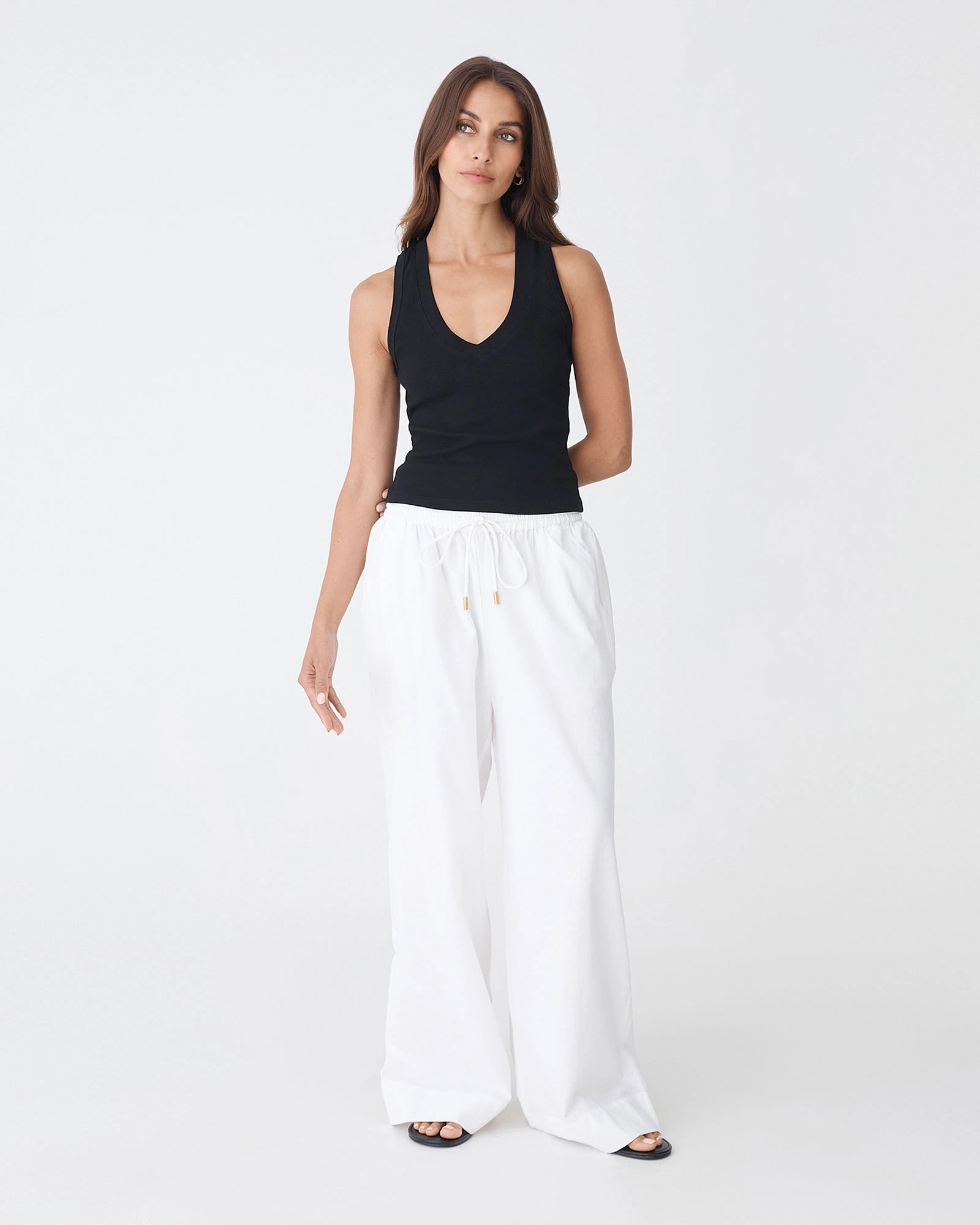 Bronte Cotton Drawstring Pants