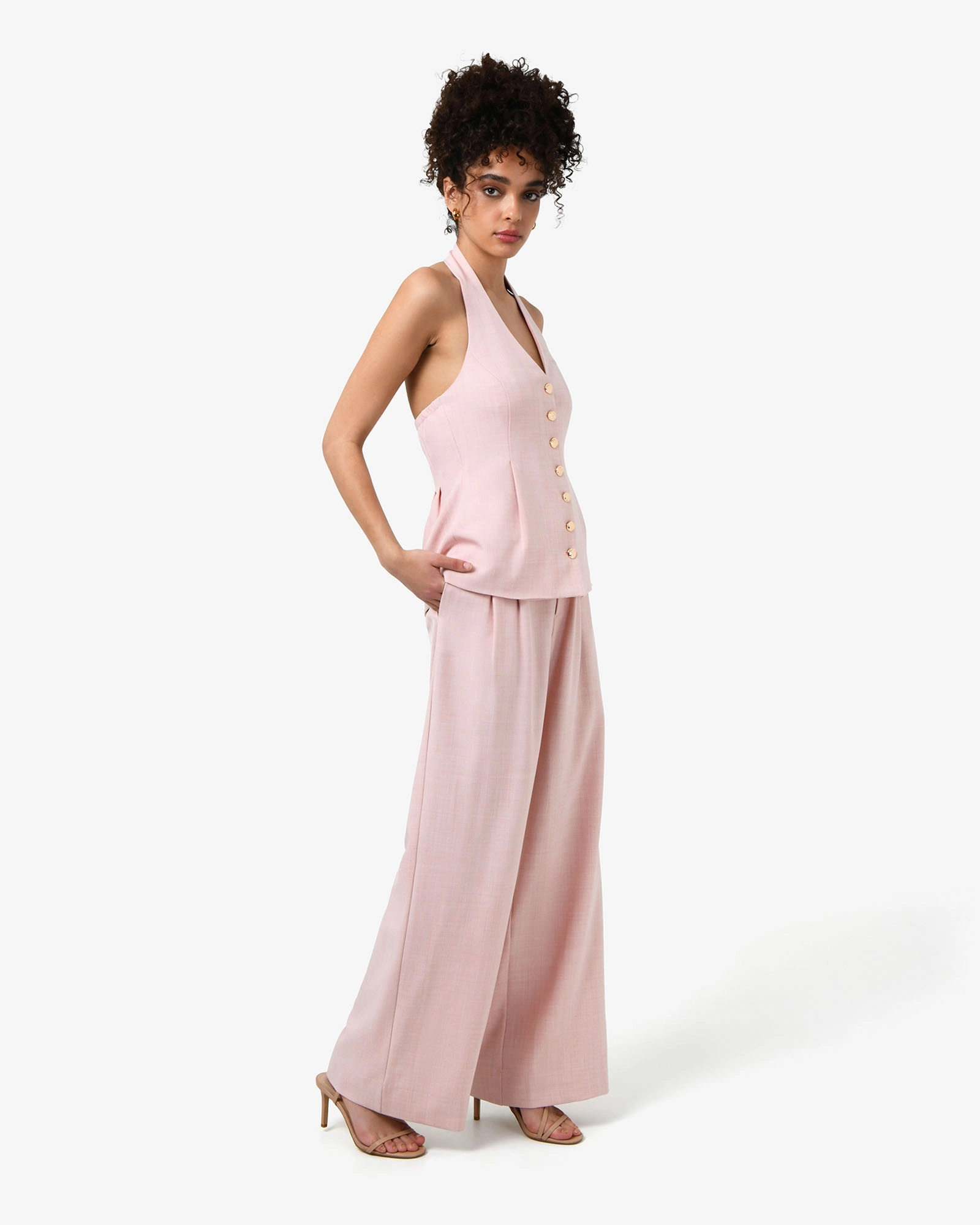 Lola Lurex Blend Wide Leg Pant