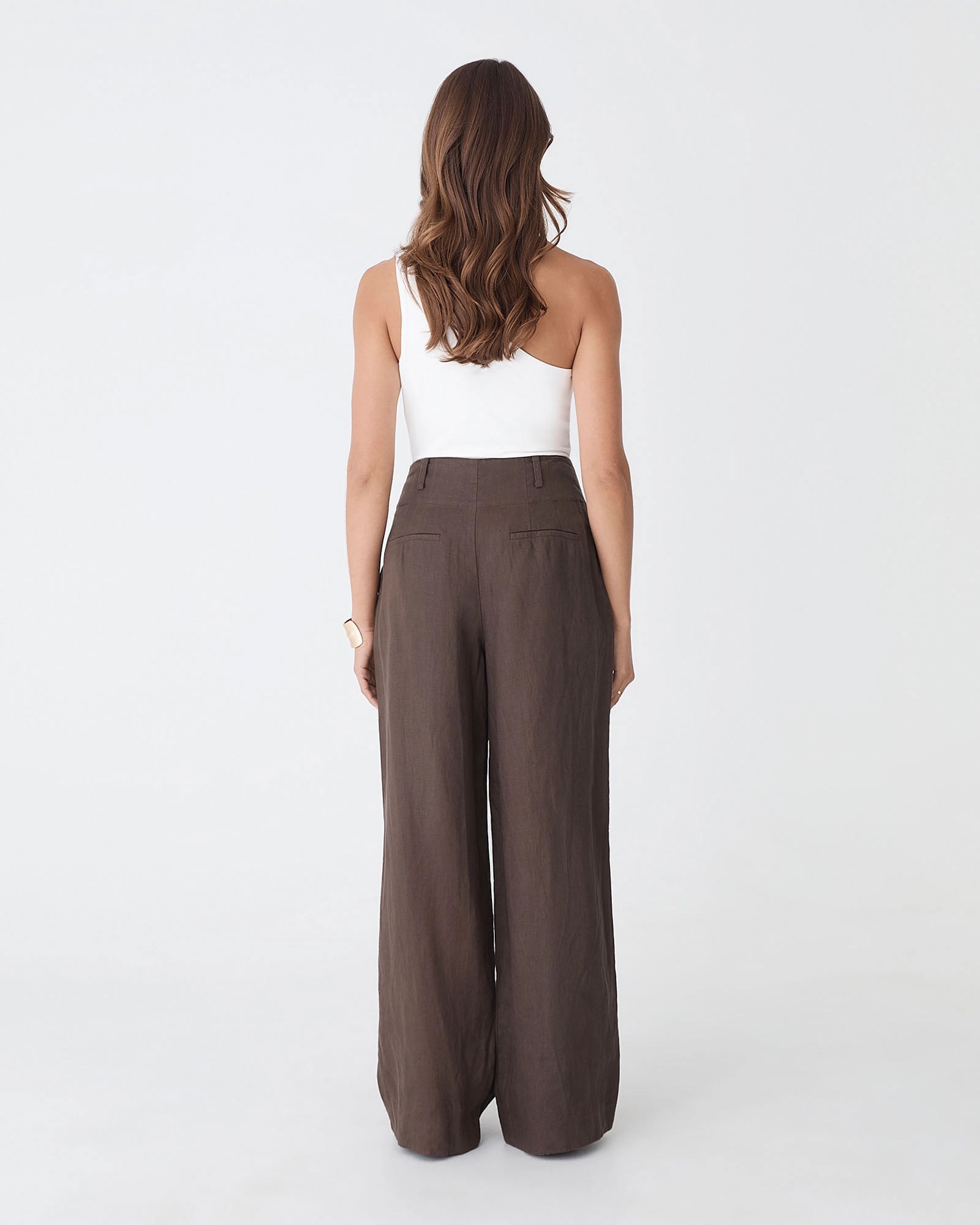 Ivy Linen Wide Leg Pants