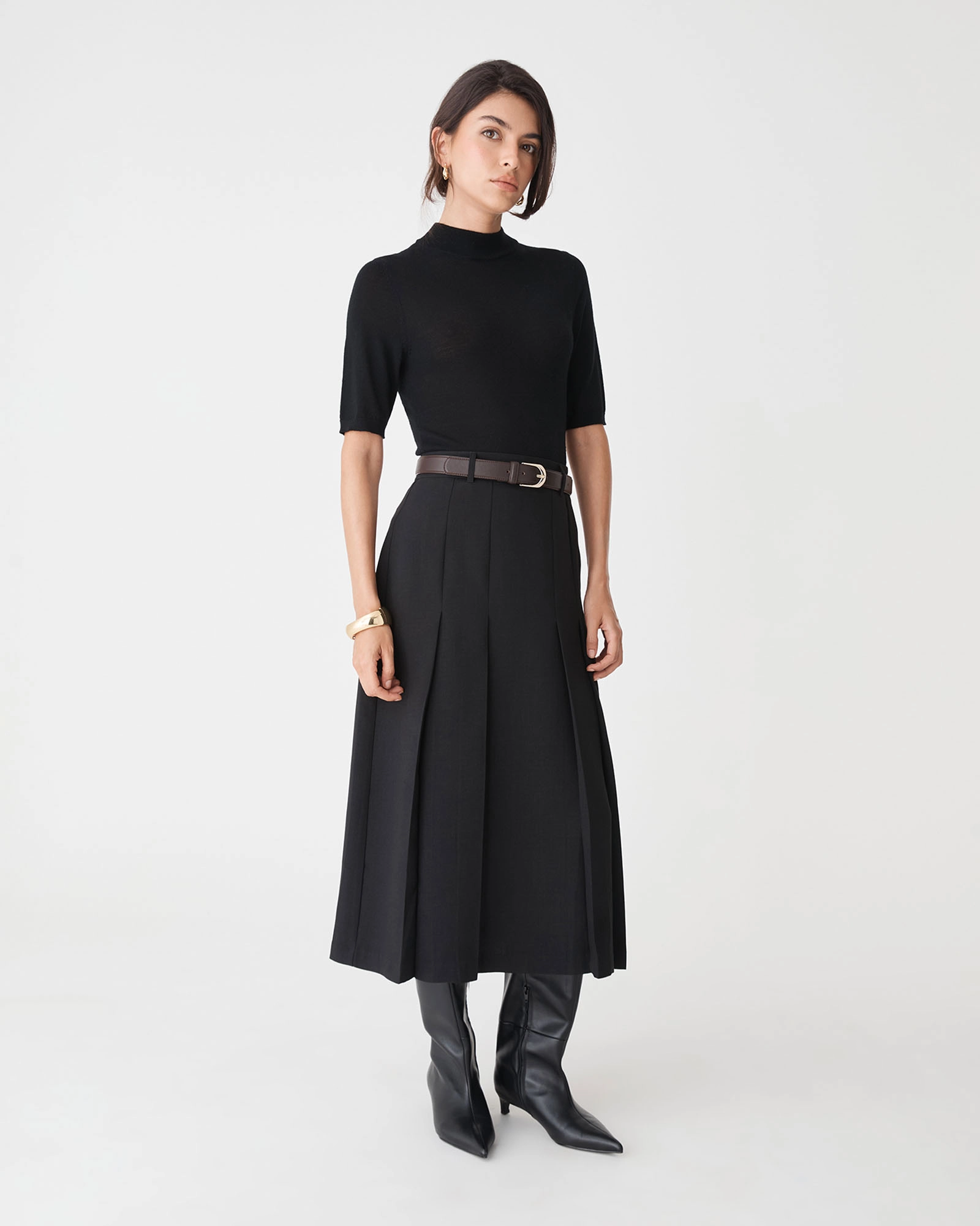 Evelyn Pleated Skirt
