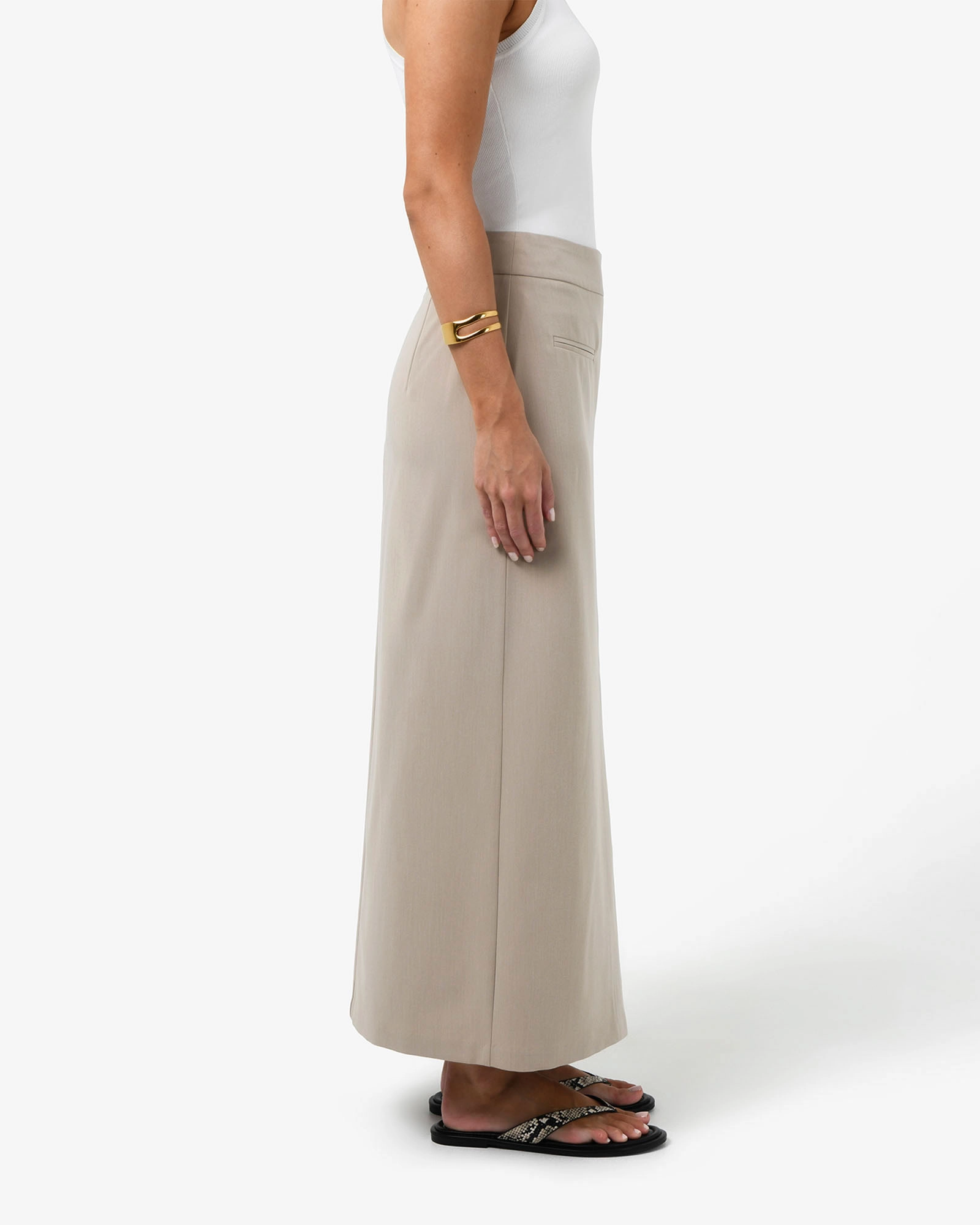 Milton Split Front Skirt 