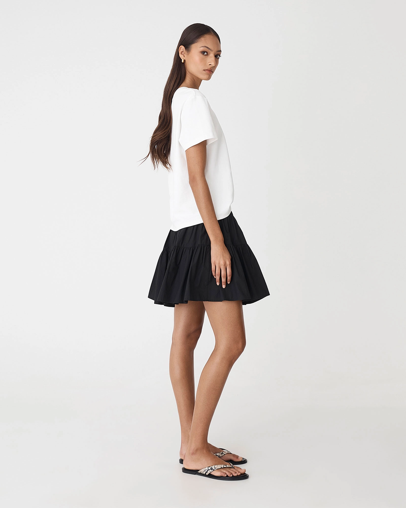 Montana Tiered Mini Skirt