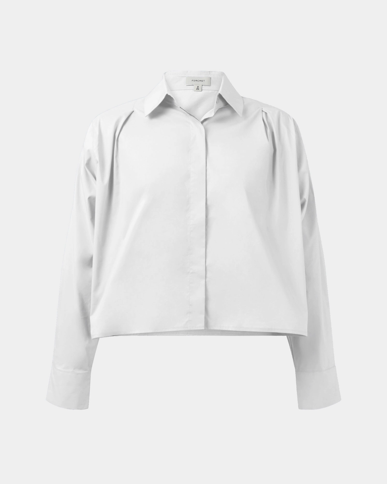 Baire Pleated Crop Shirt