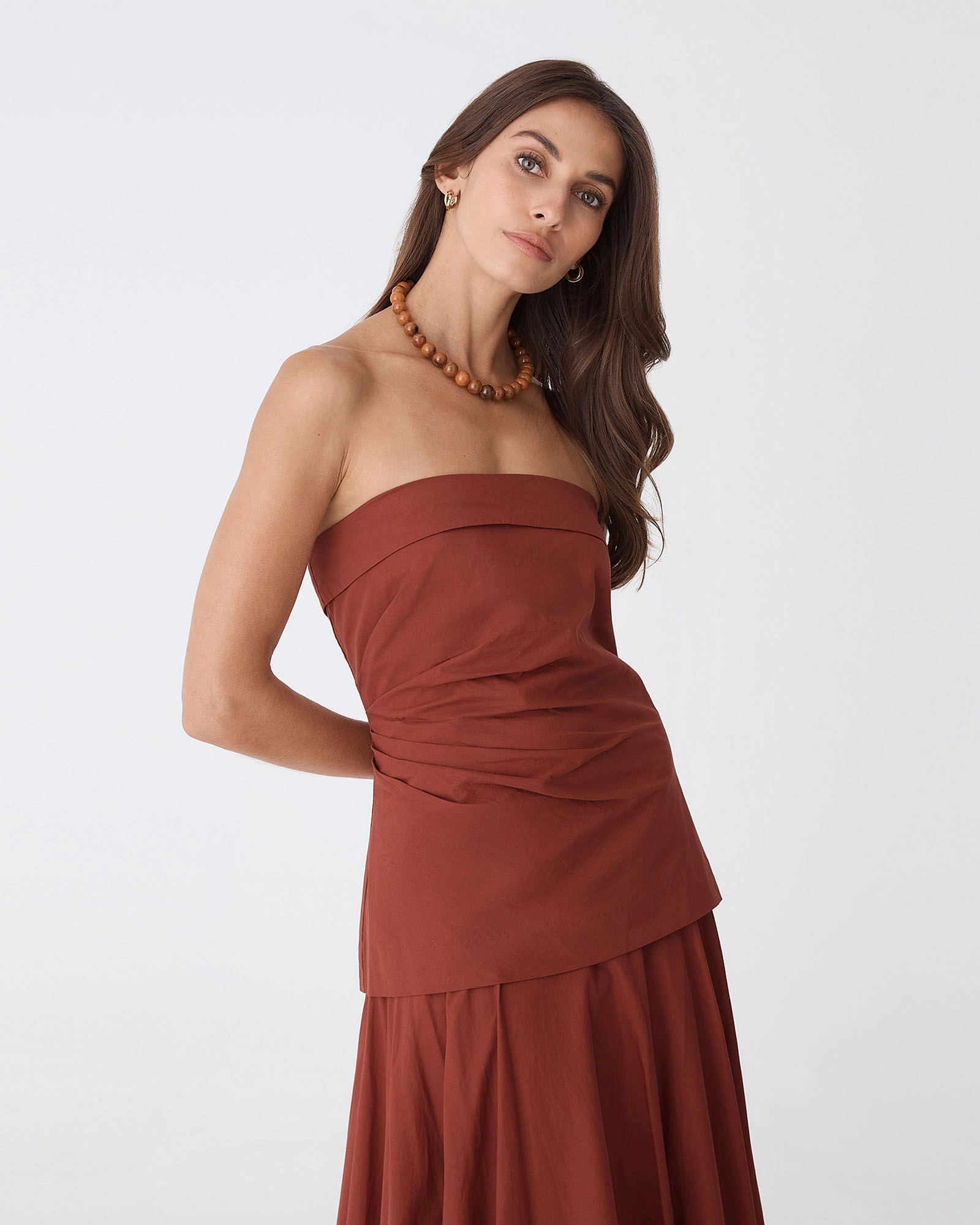 Deb Cotton Strapless Tunic