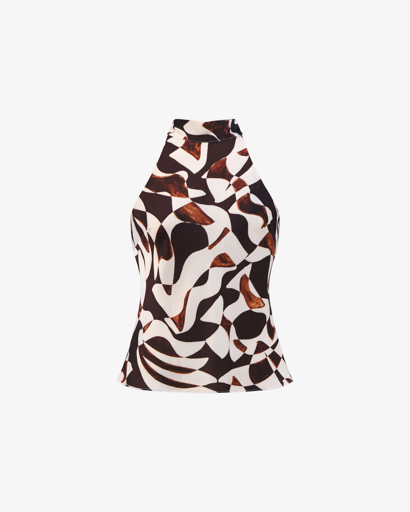 Hazel Printed Halter Neck Top 