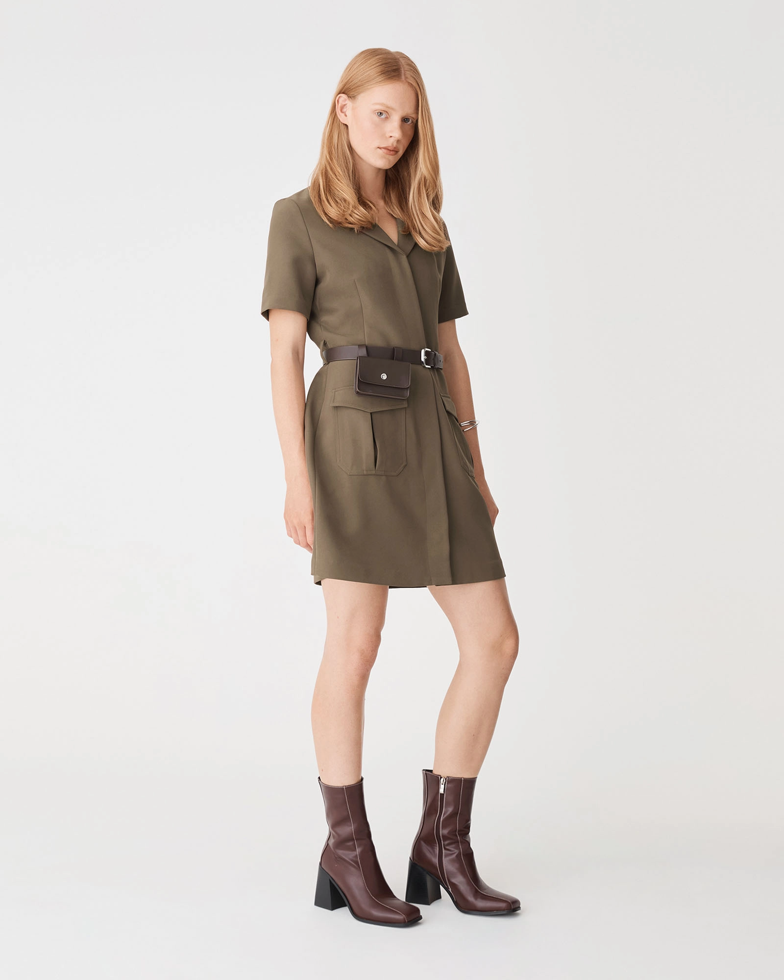 Stevie Utility Mini Dress