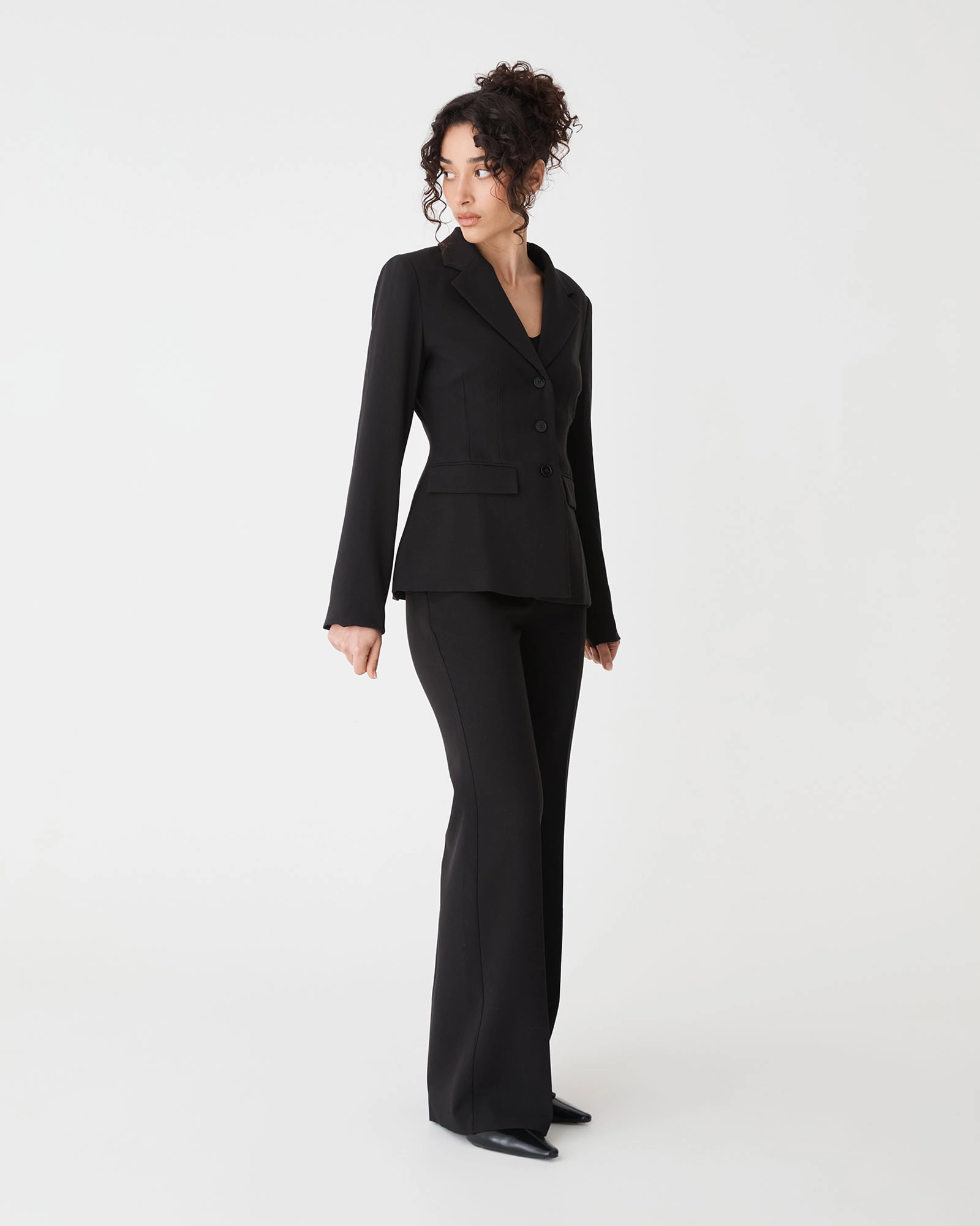 Lydia Fitted Waist Blazer