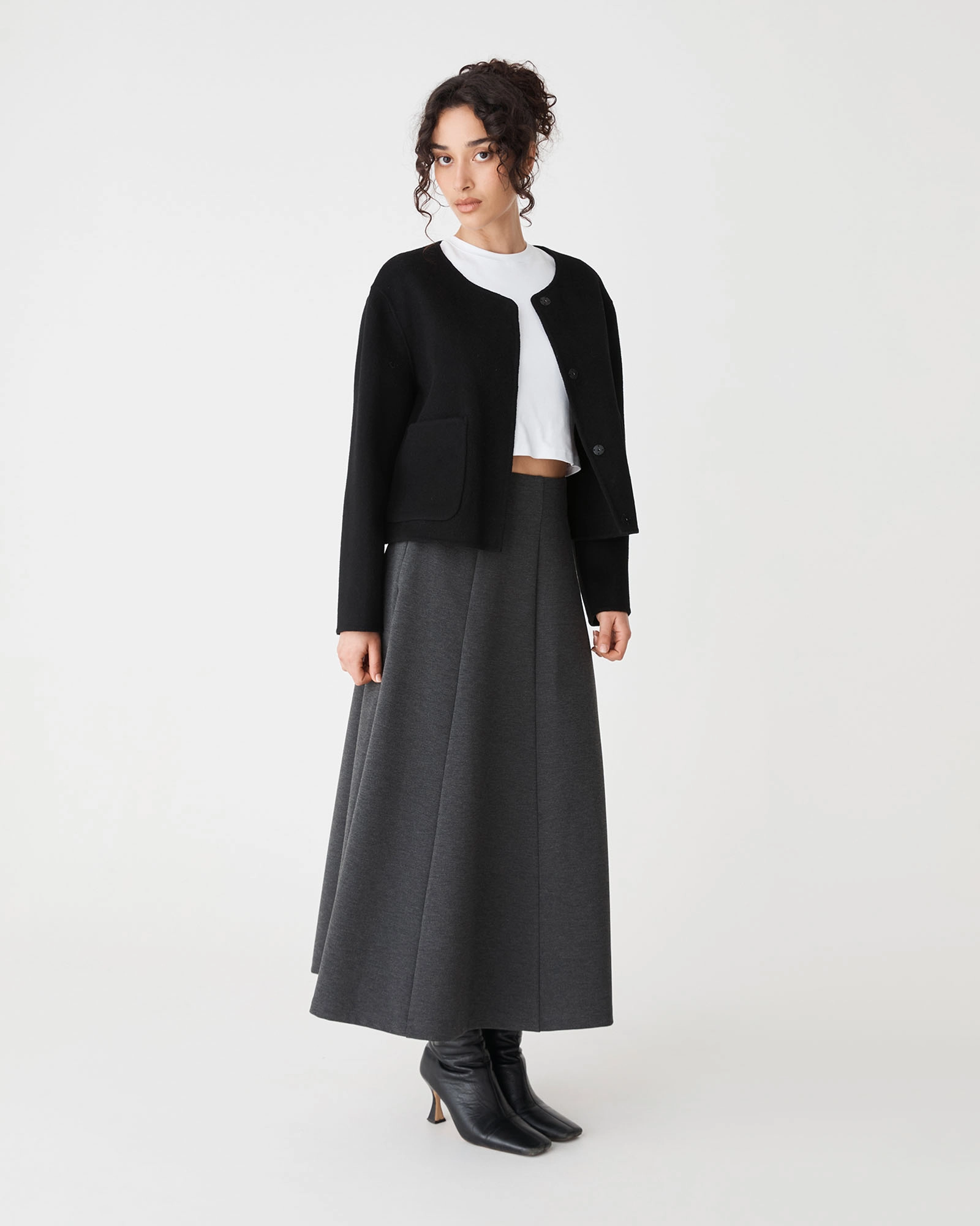 Alani Crop Wool Jacket