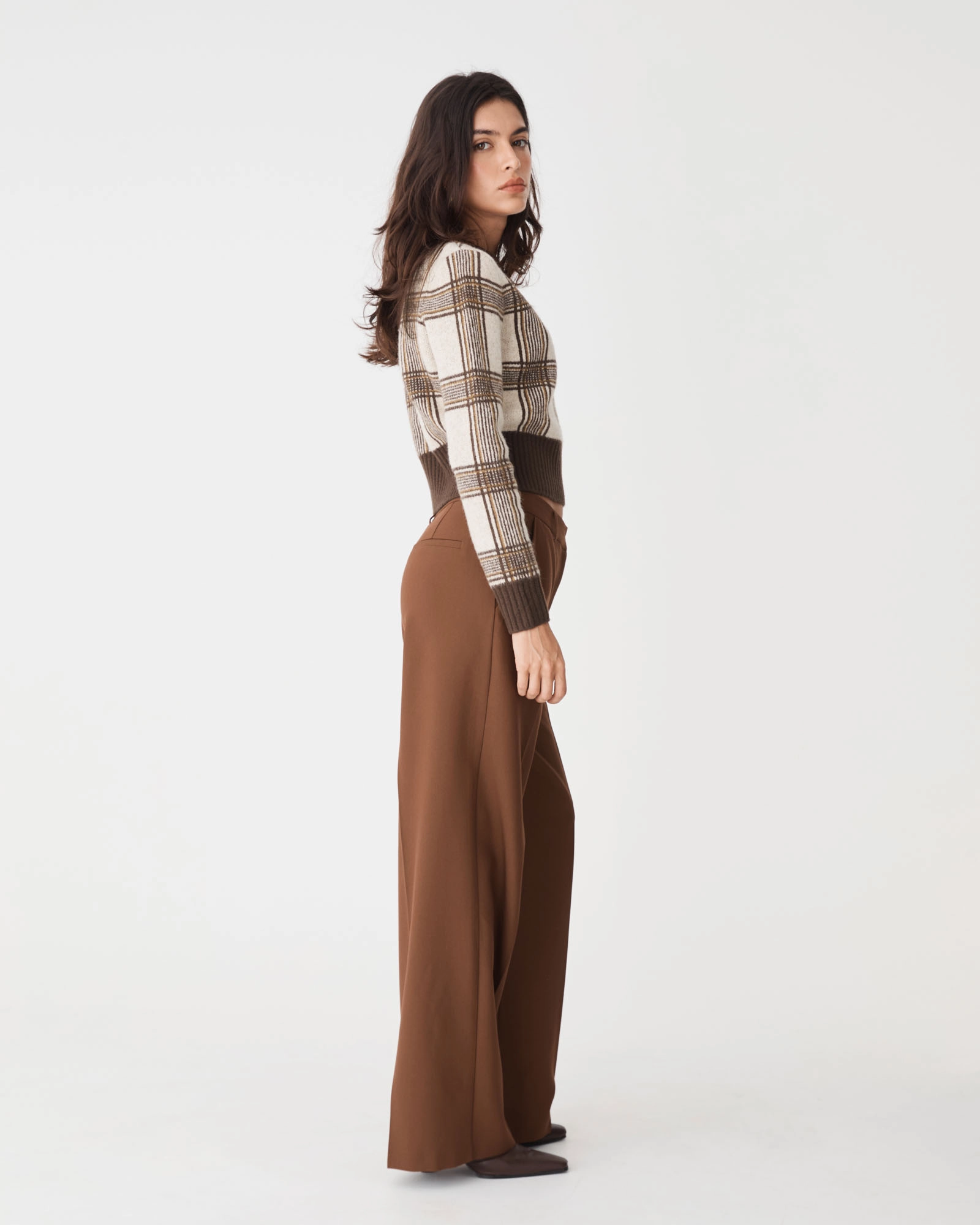 Francesca Check Jumper