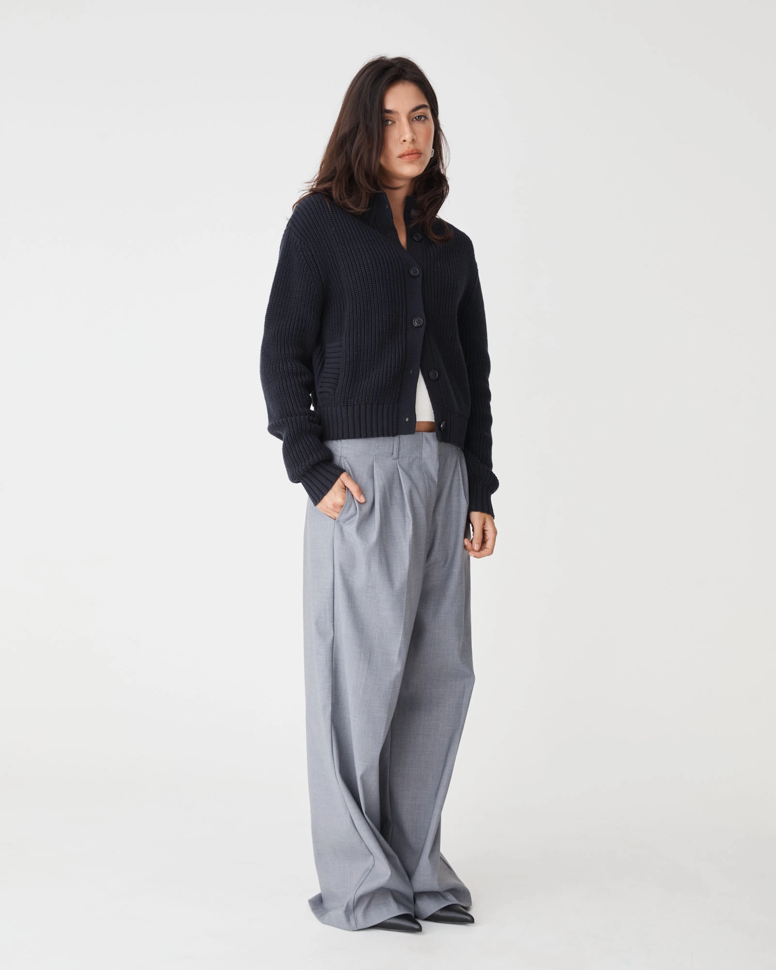 Petra Rib Knit Cardigan