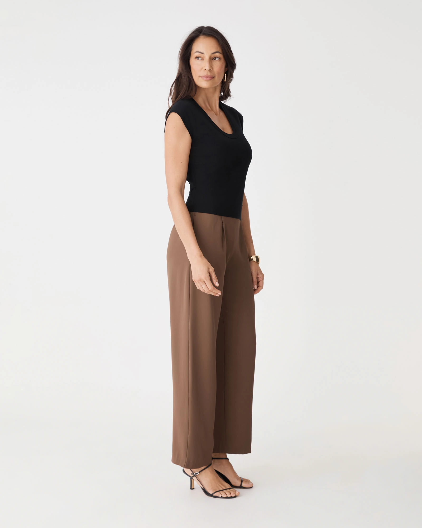 Laura Tencel Scoop Neck Knit