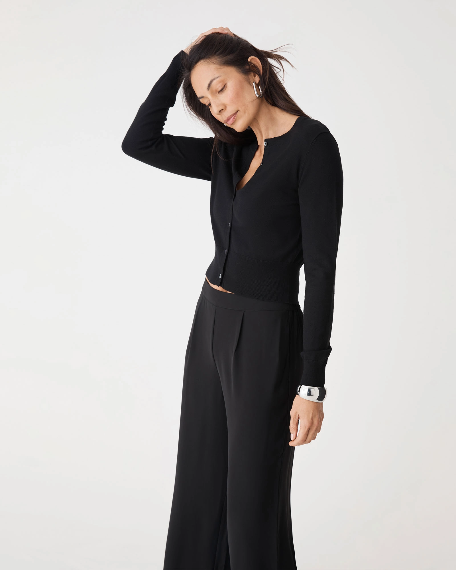 Jessie Crew Neck Cardigan