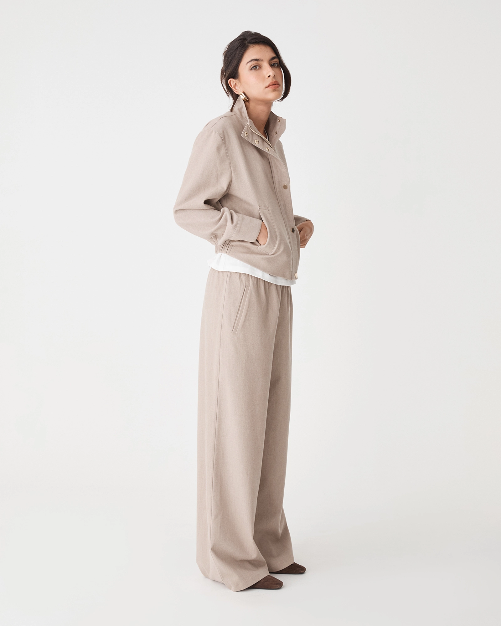Irene Elastic Waist Pants