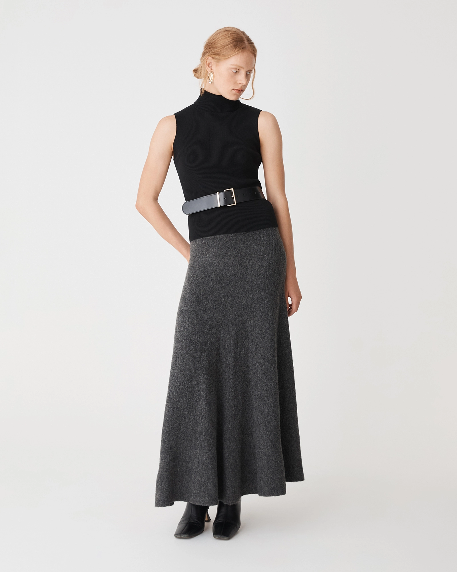 Gina A-line Knit Skirt