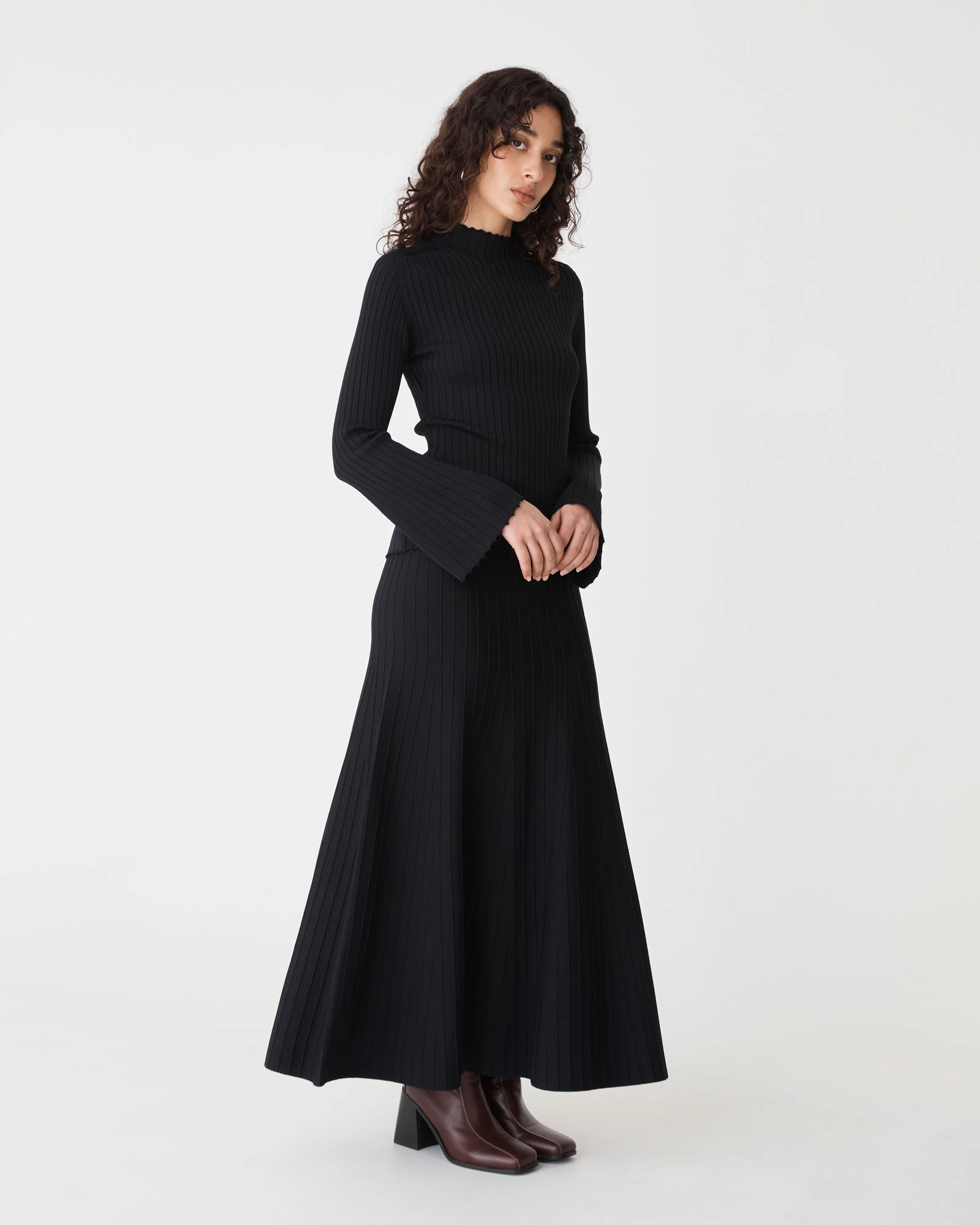 Nevaeh A-line Knit Skirt