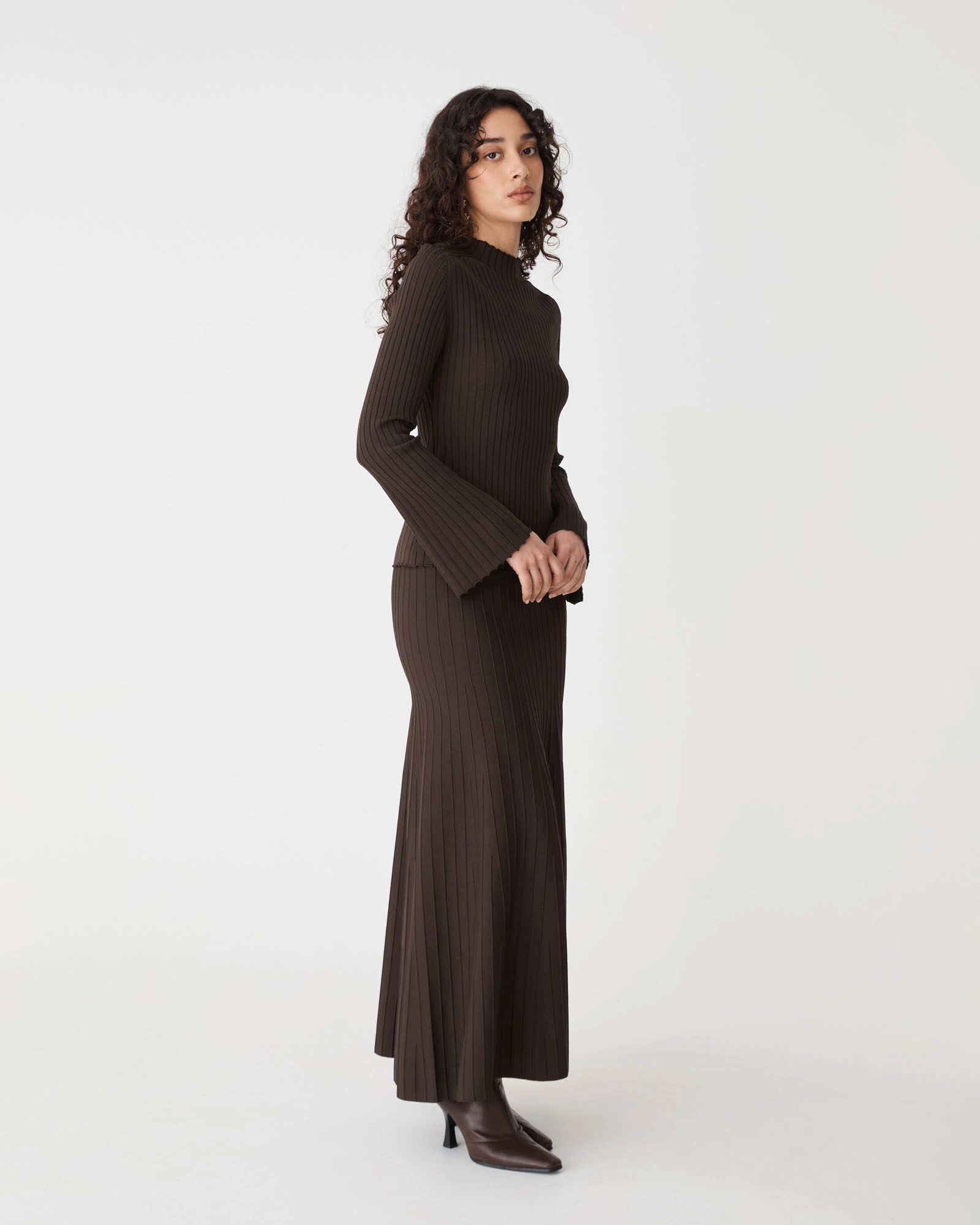 Nevaeh A-line Knit Skirt
