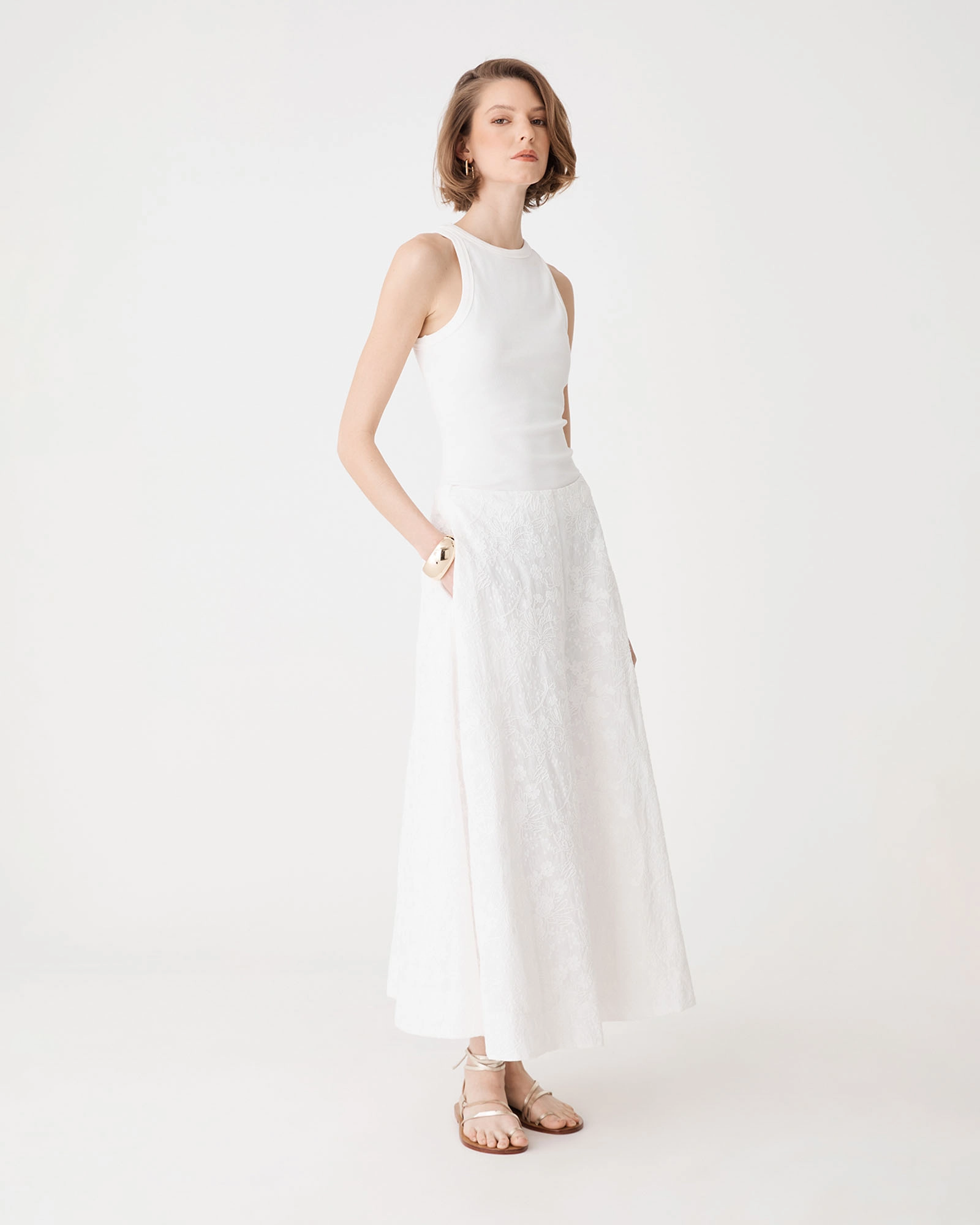 Eloise Embroidered Skirt