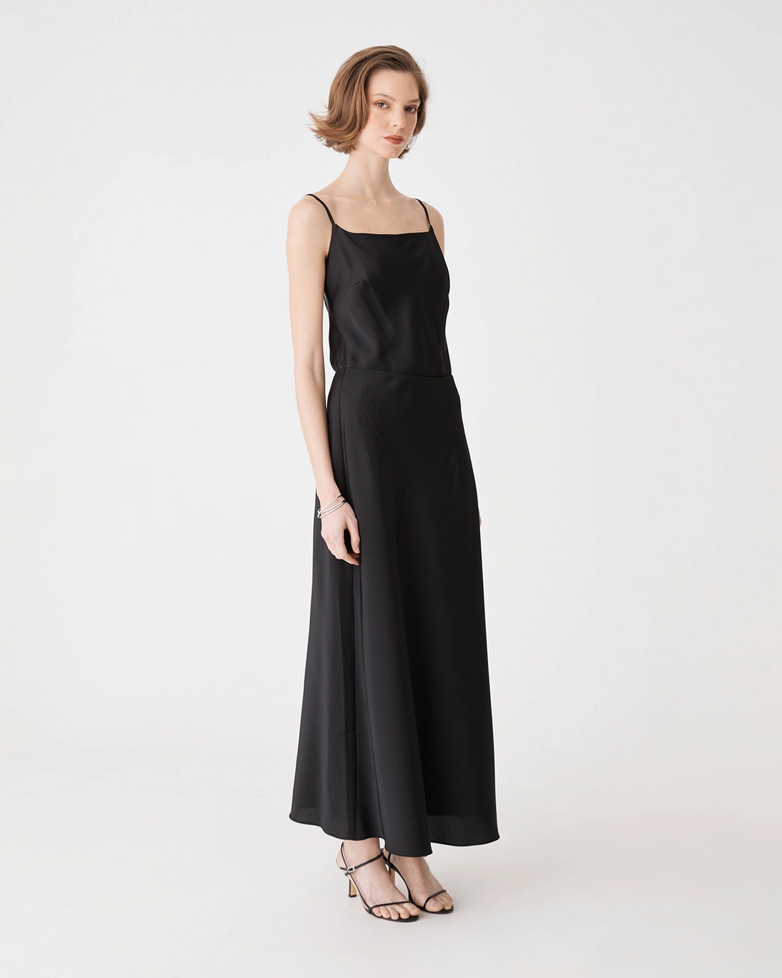 Louise Bias Satin Skirt
