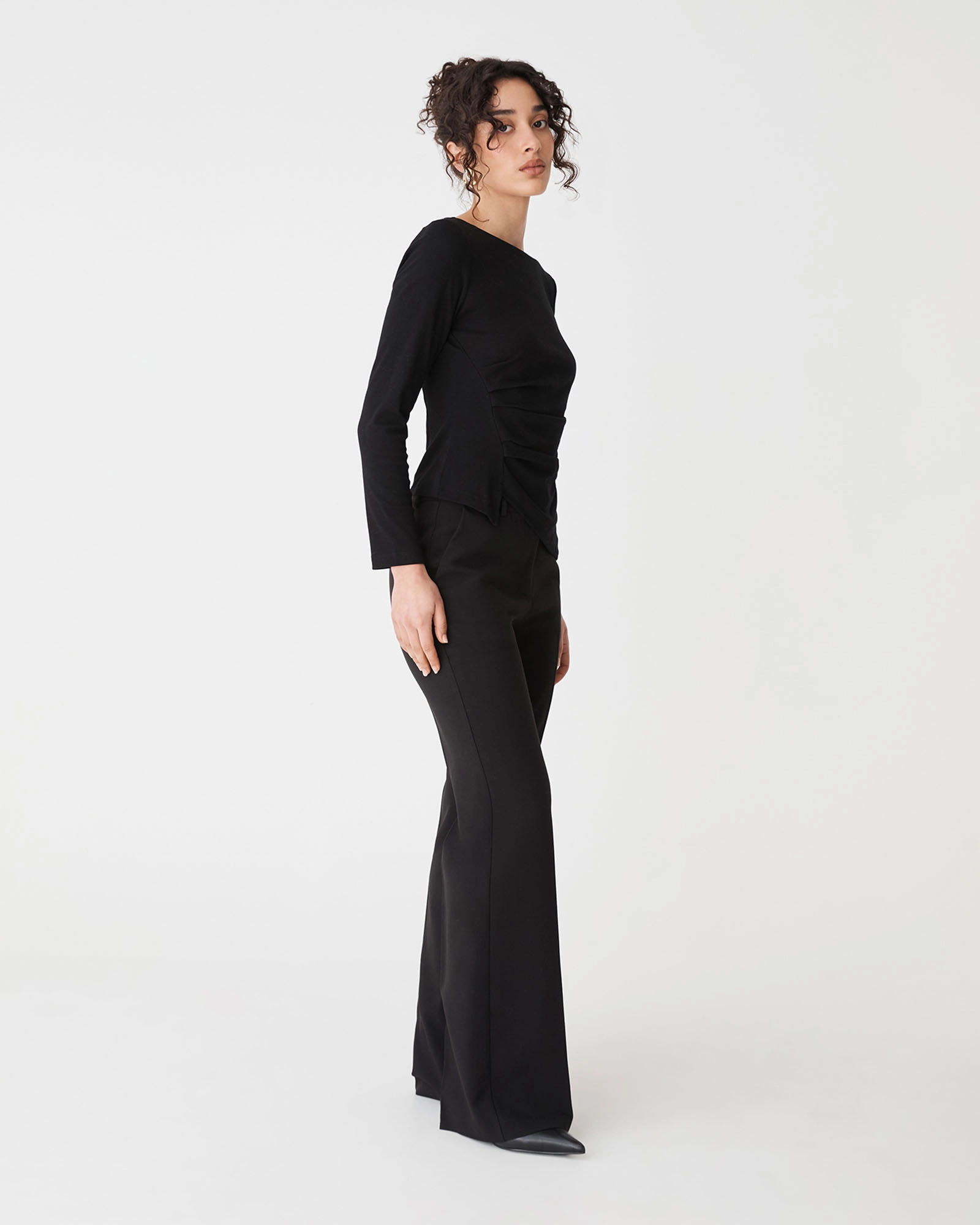 Calia Asymmetric Knit Top