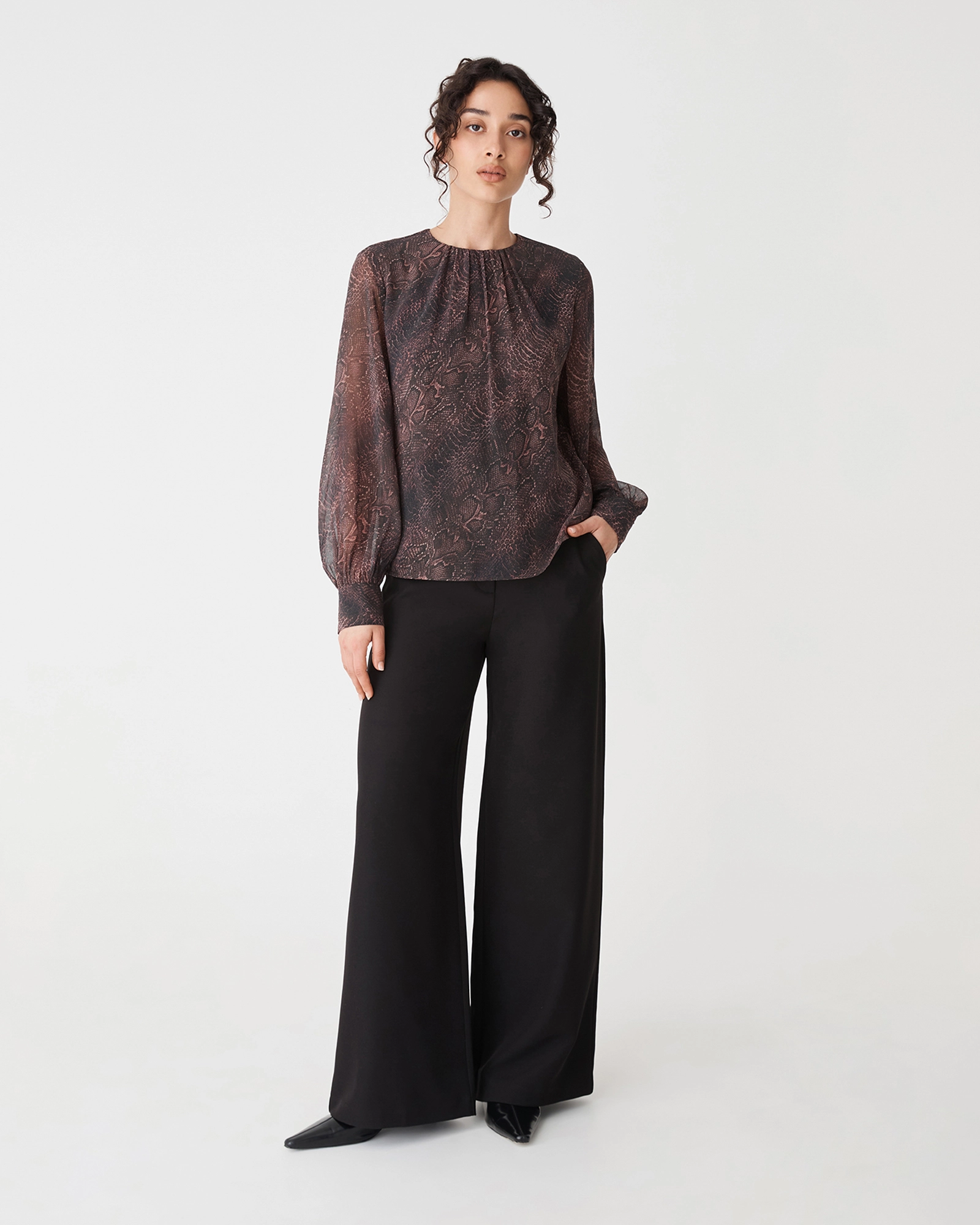 Sonia Gathered Neck Top