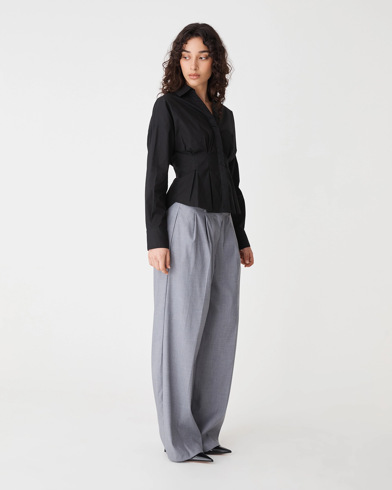 Billie Pleat Waist Shirt