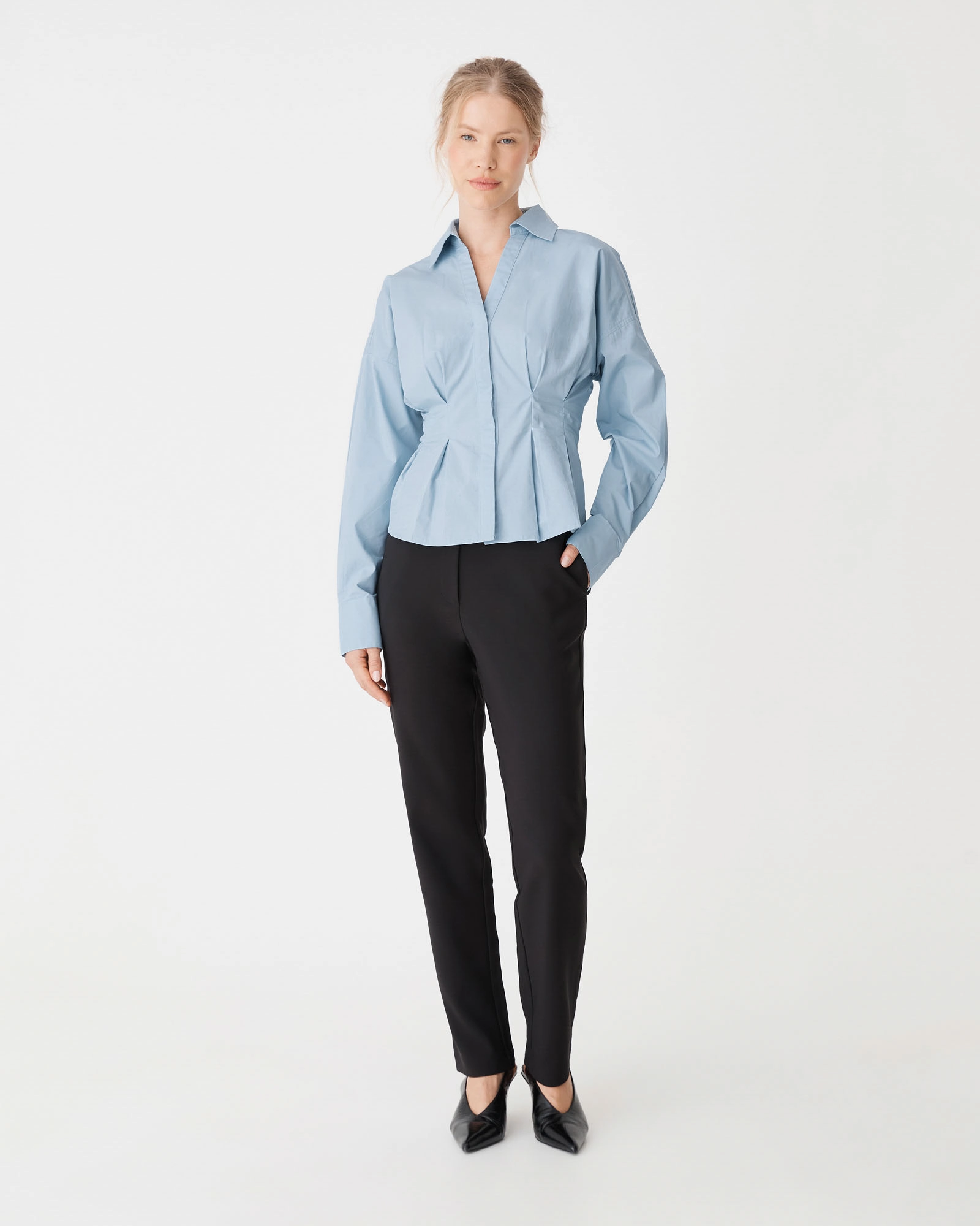 Billie Pleat Waist Shirt