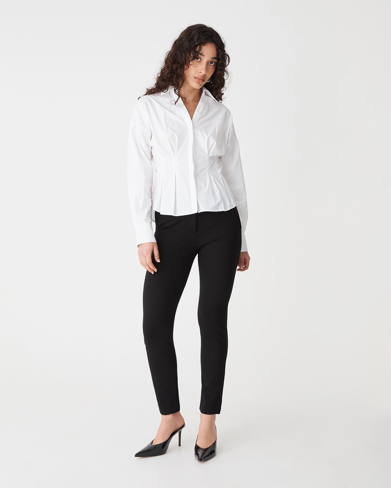 Billie Pleat Waist Shirt