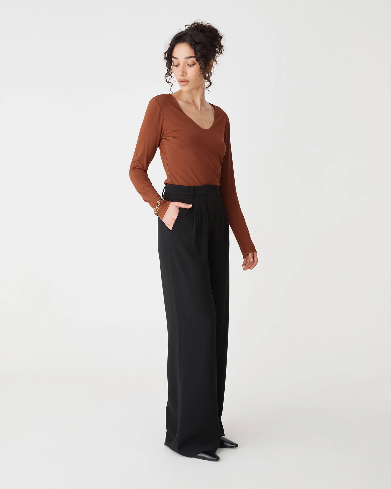 Isla V-neck Bamboo Top