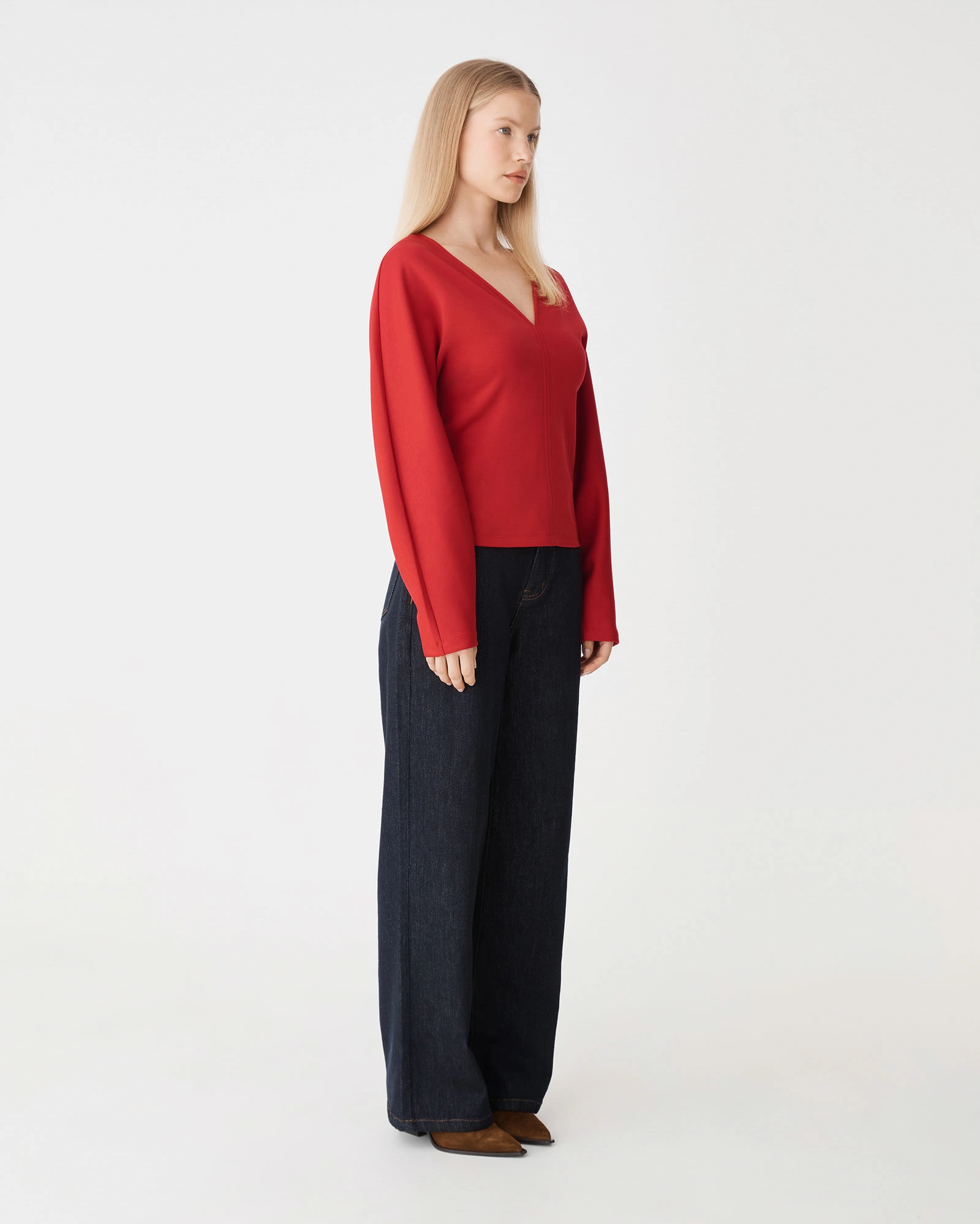 Tate V-neck Dolman Sleeve Top
