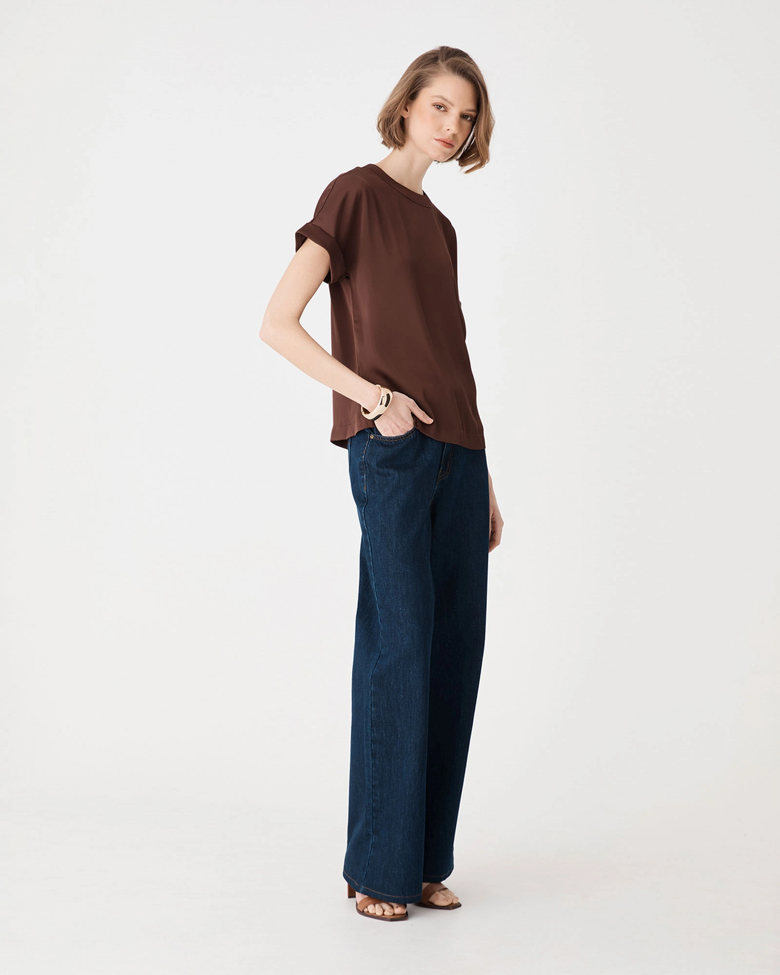 Cameron Satin Tee