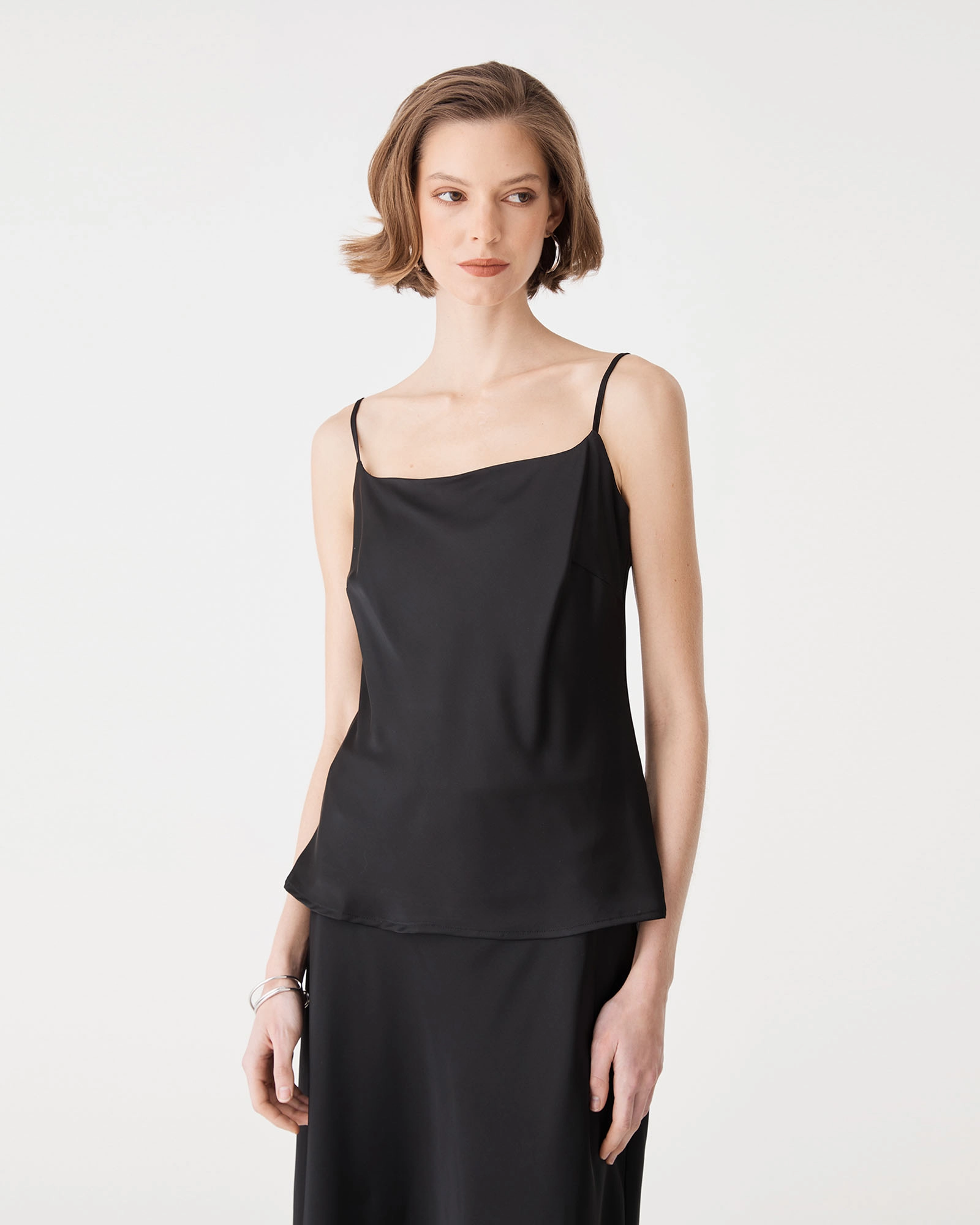 Lindsay Bias Satin Cami