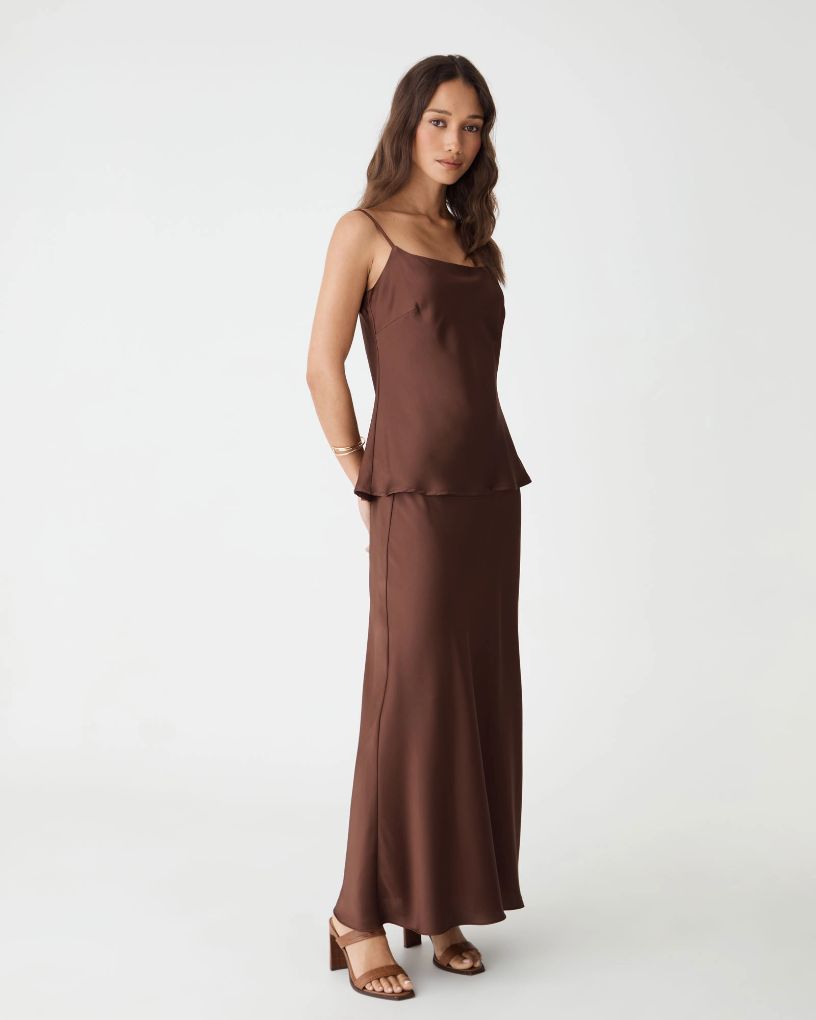 Lindsay Bias Satin Cami