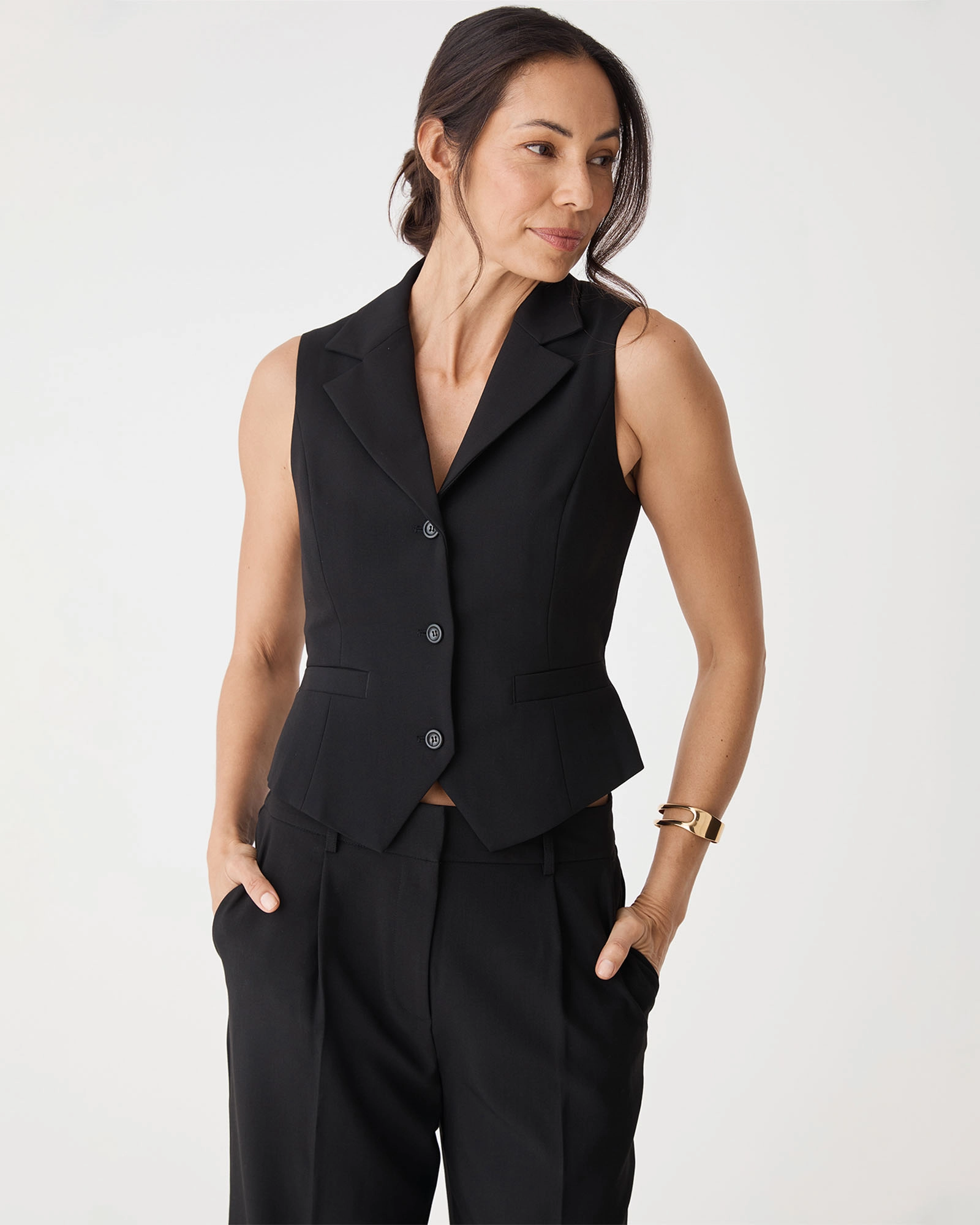 Nikki Collared Vest