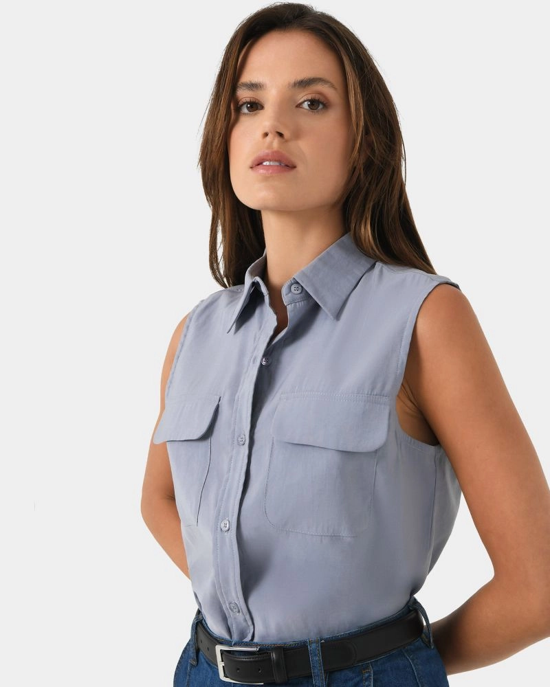 Forcast Clothing - Aimee Sleeveless Shirt