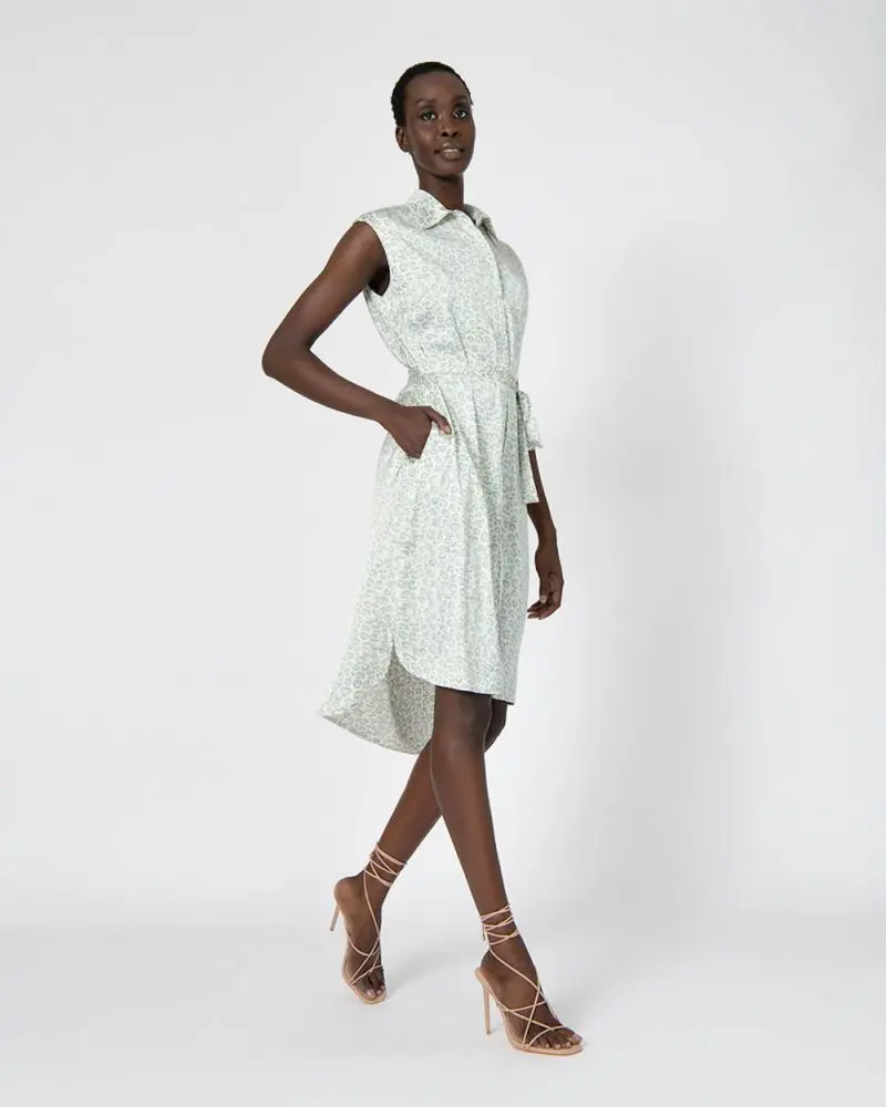 Sleeveless midi 2024 t shirt dress