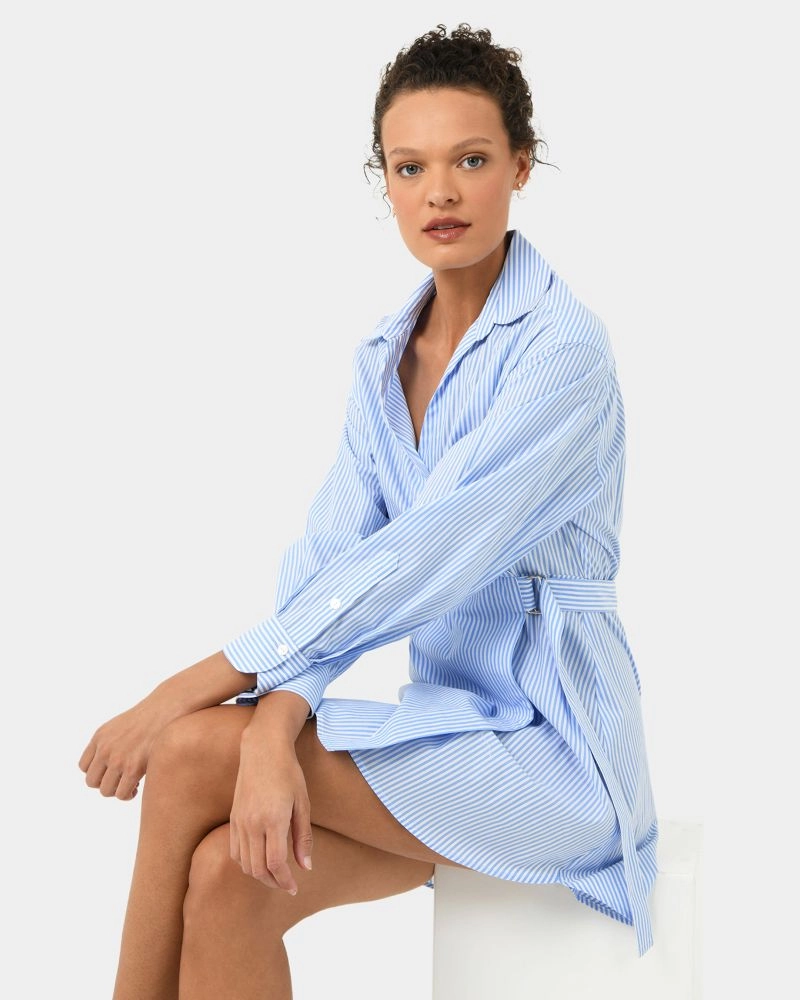 Forcast Clothing - Manhattan Wrap Shirt Dress