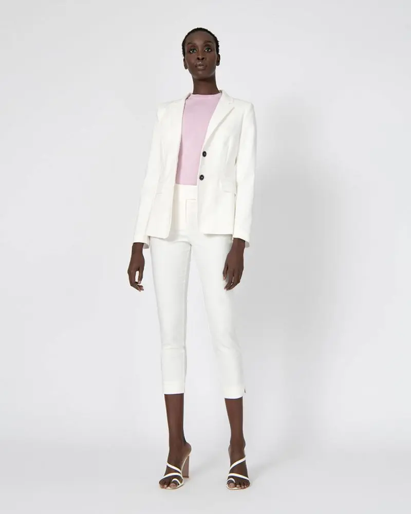 Forcast Clothing, the Lauren Single Breasted Jacket, featuring double button fastening and notch lapel collar