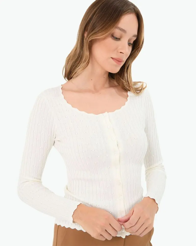 Forcast Clothing - Kasey Scoop Knit Top