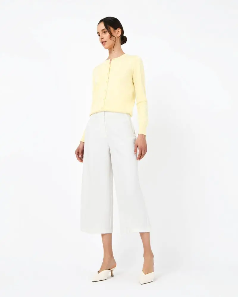 Forcast Clothing, the Orlanda 2 Wide Leg Culottes, featuring wide leg silhouette in a cropped length