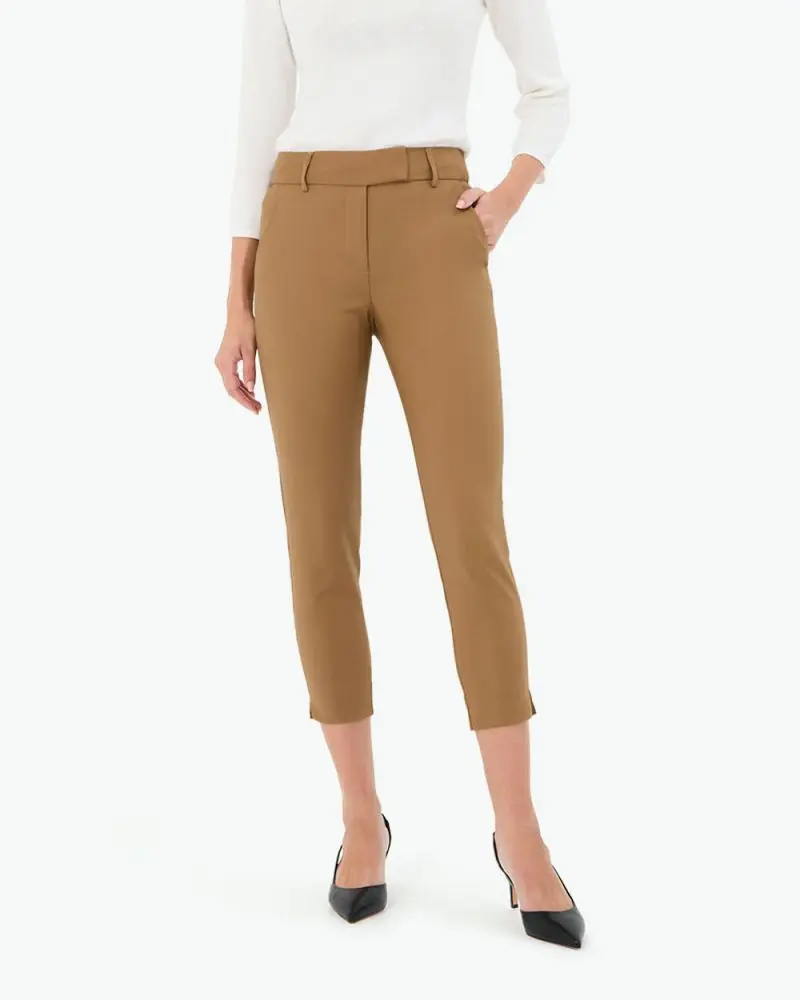 Forcast Clothing - Josie Cropped Notch Pants