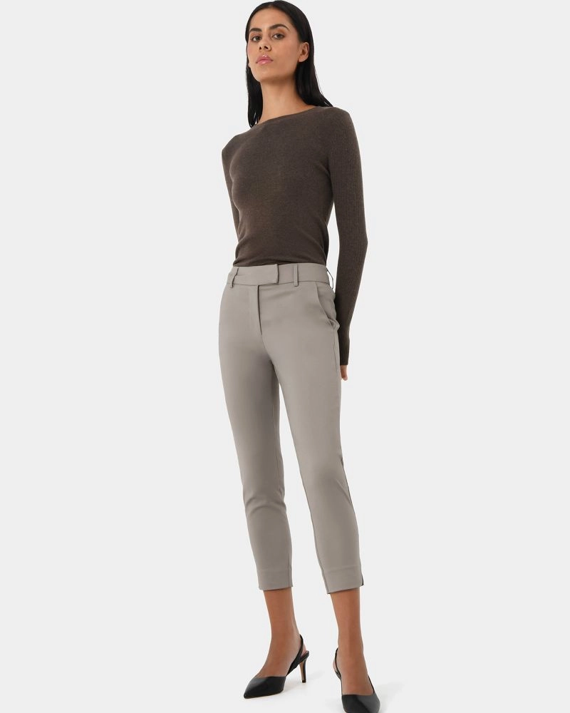 Forcast Clothing - Josie Cropped Notch Pants